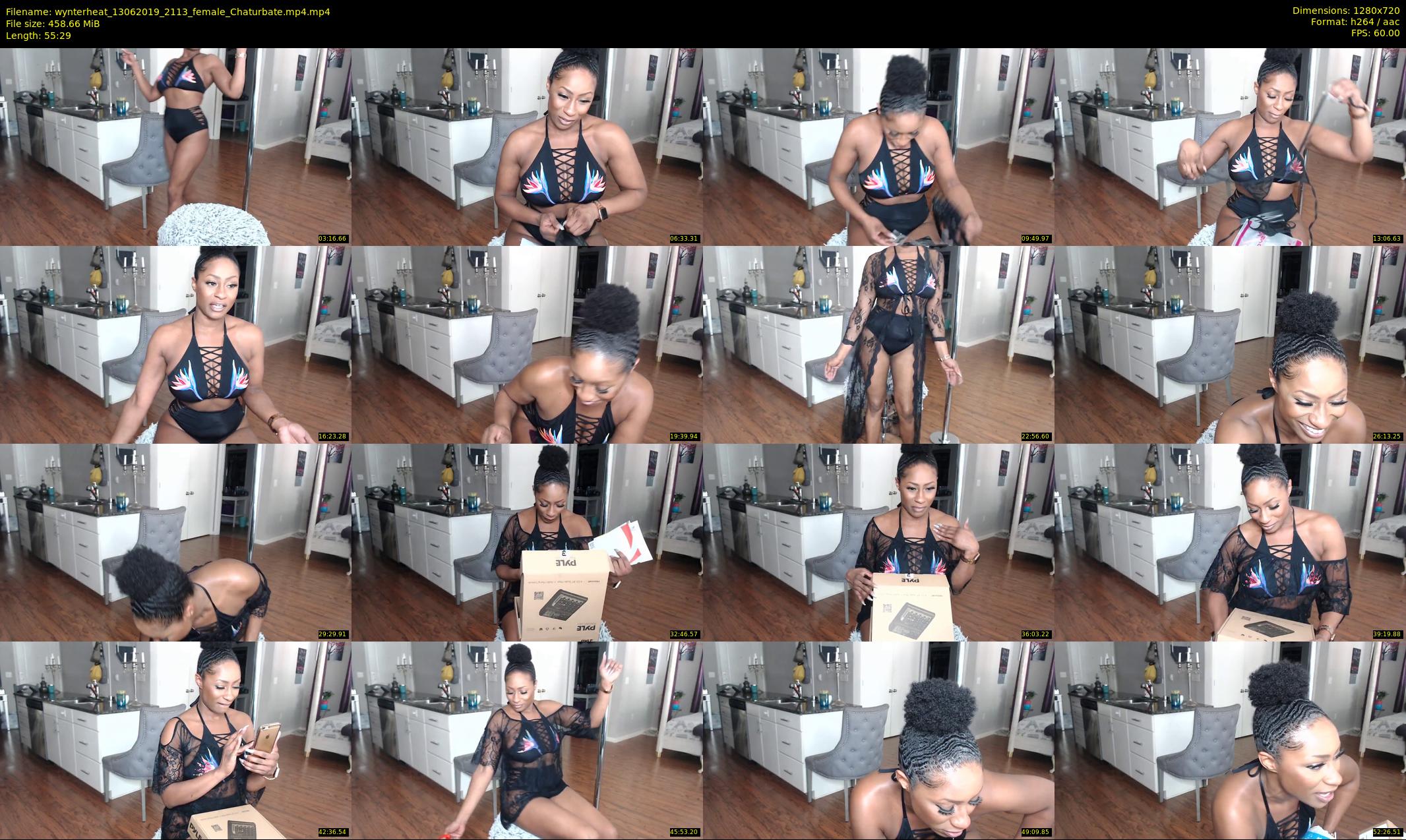 wynterheat — 56 minute Chaturbate female cam show recording, 720p, Jun 13, 2019