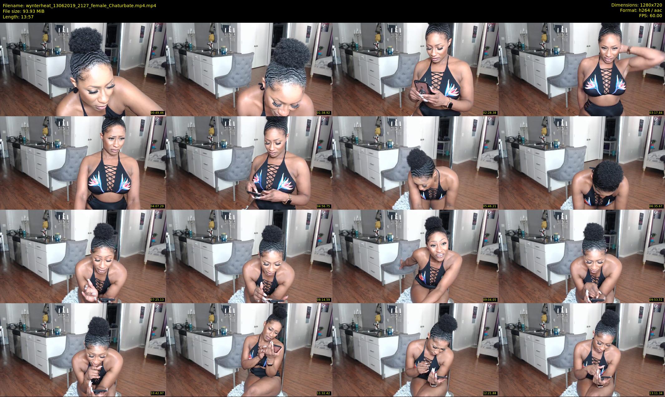 wynterheat — 14 minute Chaturbate female cam show recording, 720p, Jun 13, 2019