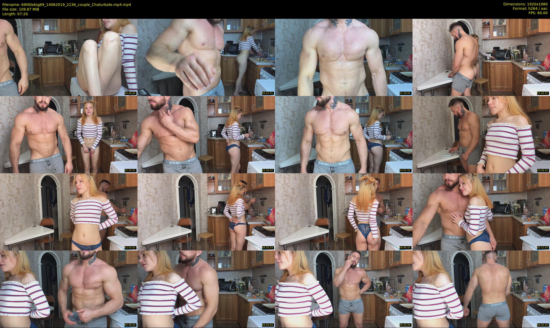 69littlebig69 — 8 minute Chaturbate couple cam show recording, 1080p, Jun 14, 2019