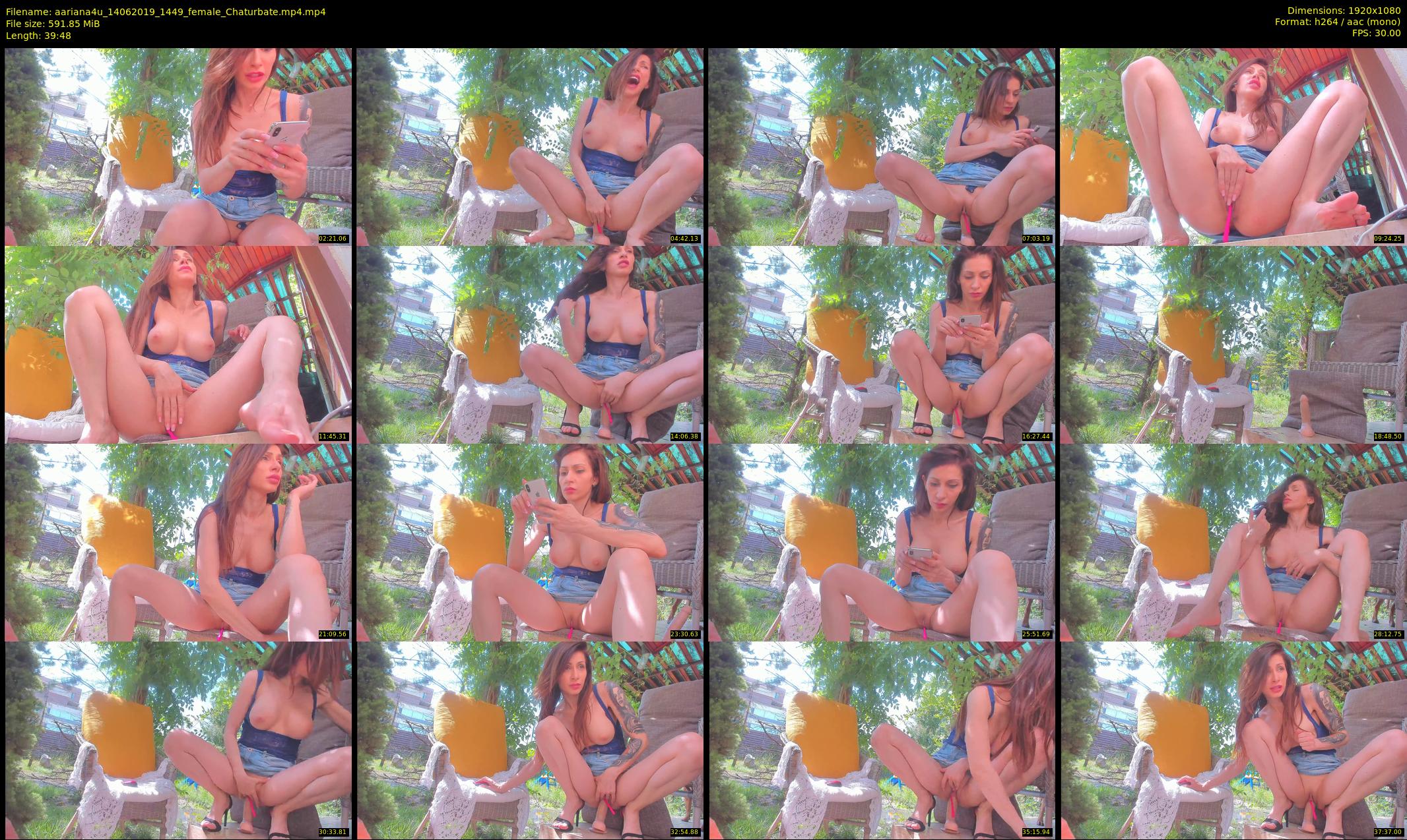 aariana4u — 40 minute Chaturbate female cam show recording, 1080p, Jun 14, 2019