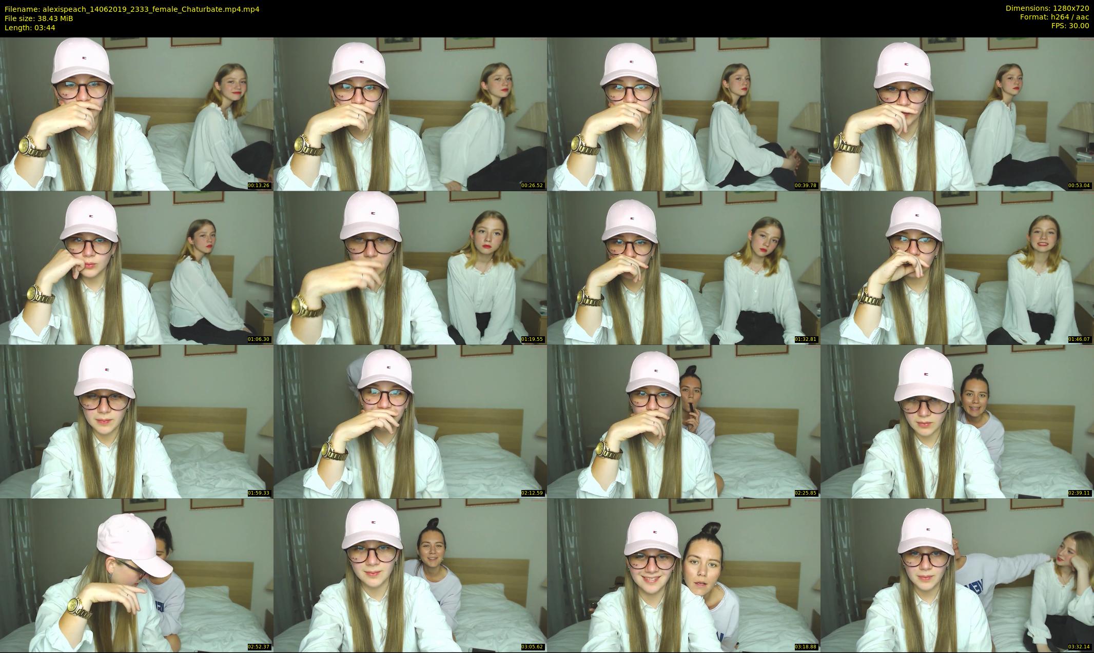 alexispeach — 4 minute Chaturbate female cam show recording, 720p, Jun 14, 2019