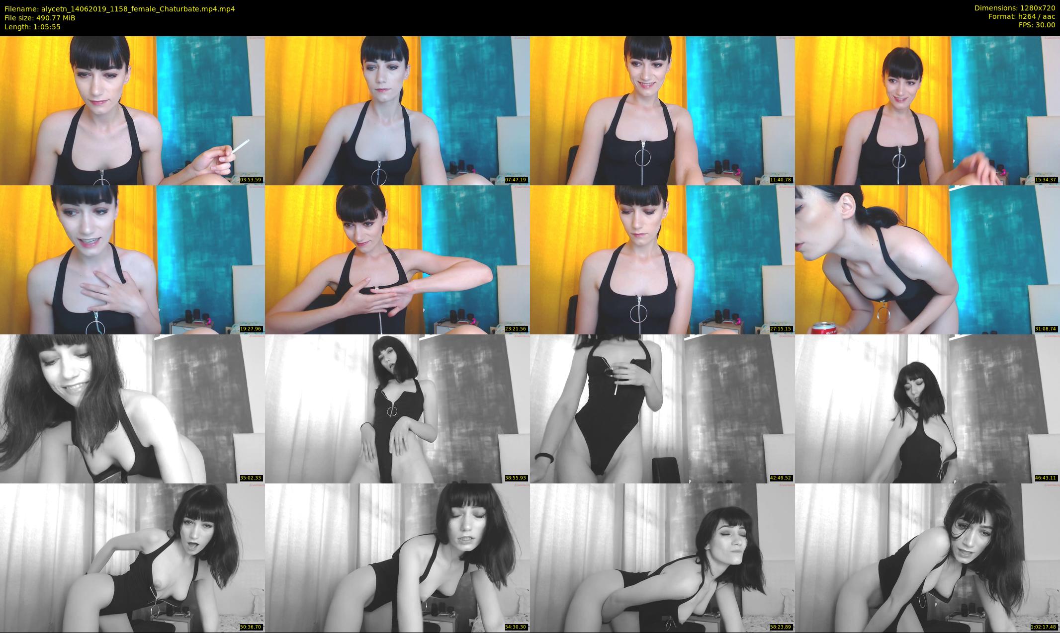 alycetn — 66 minute Chaturbate female cam show recording, 720p, Jun 14, 2019