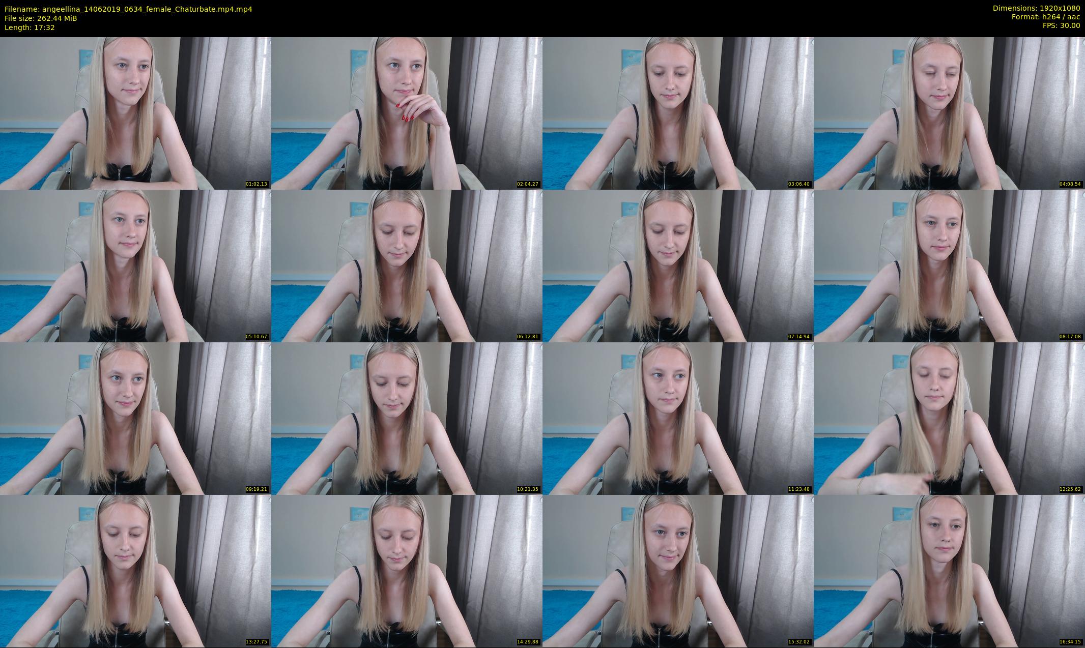 angeellina — 18 minute Chaturbate female cam show recording, 1080p, Jun 14, 2019