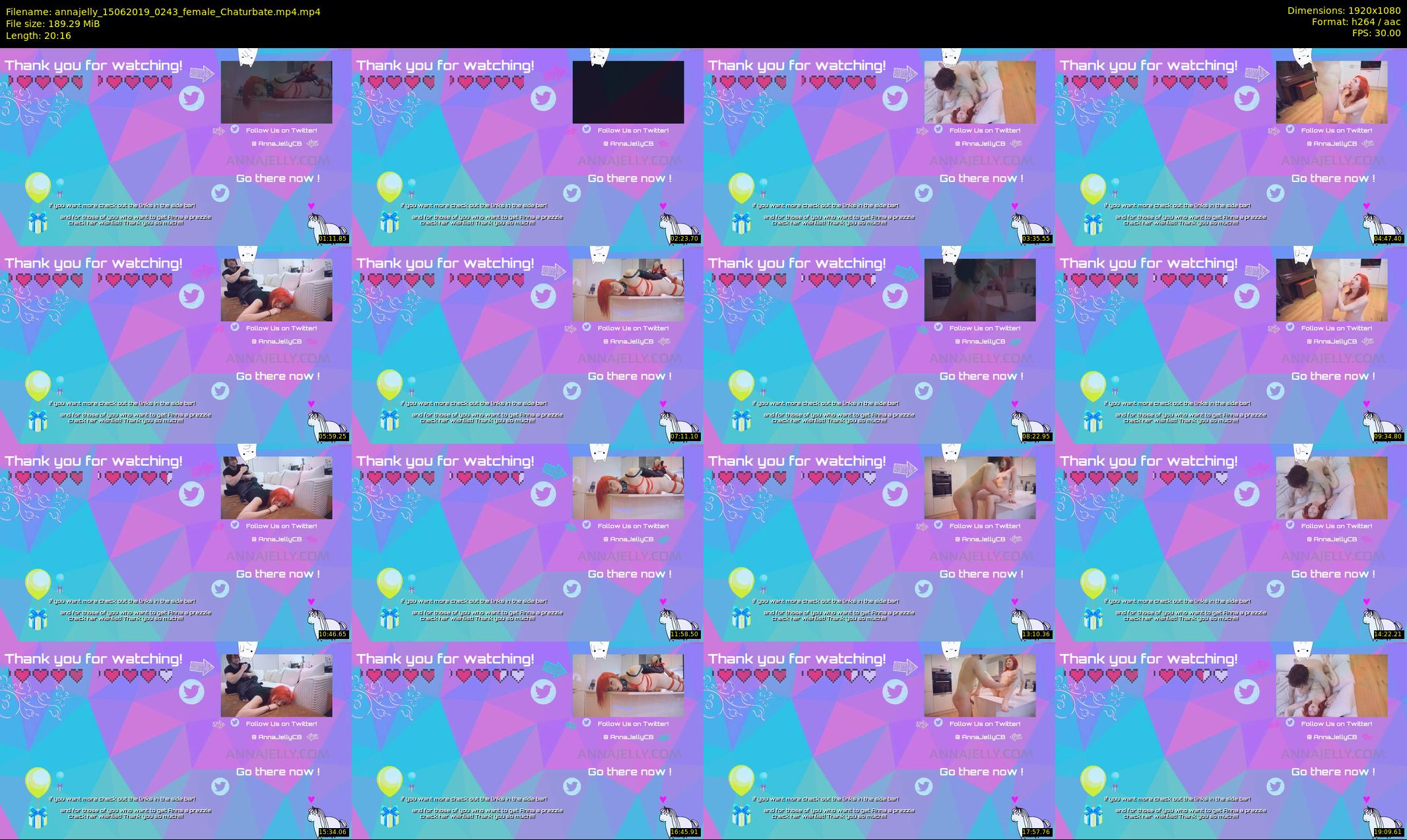 annajelly — 21 minute Chaturbate couple cam show recording, 1080p, Jun 15, 2019