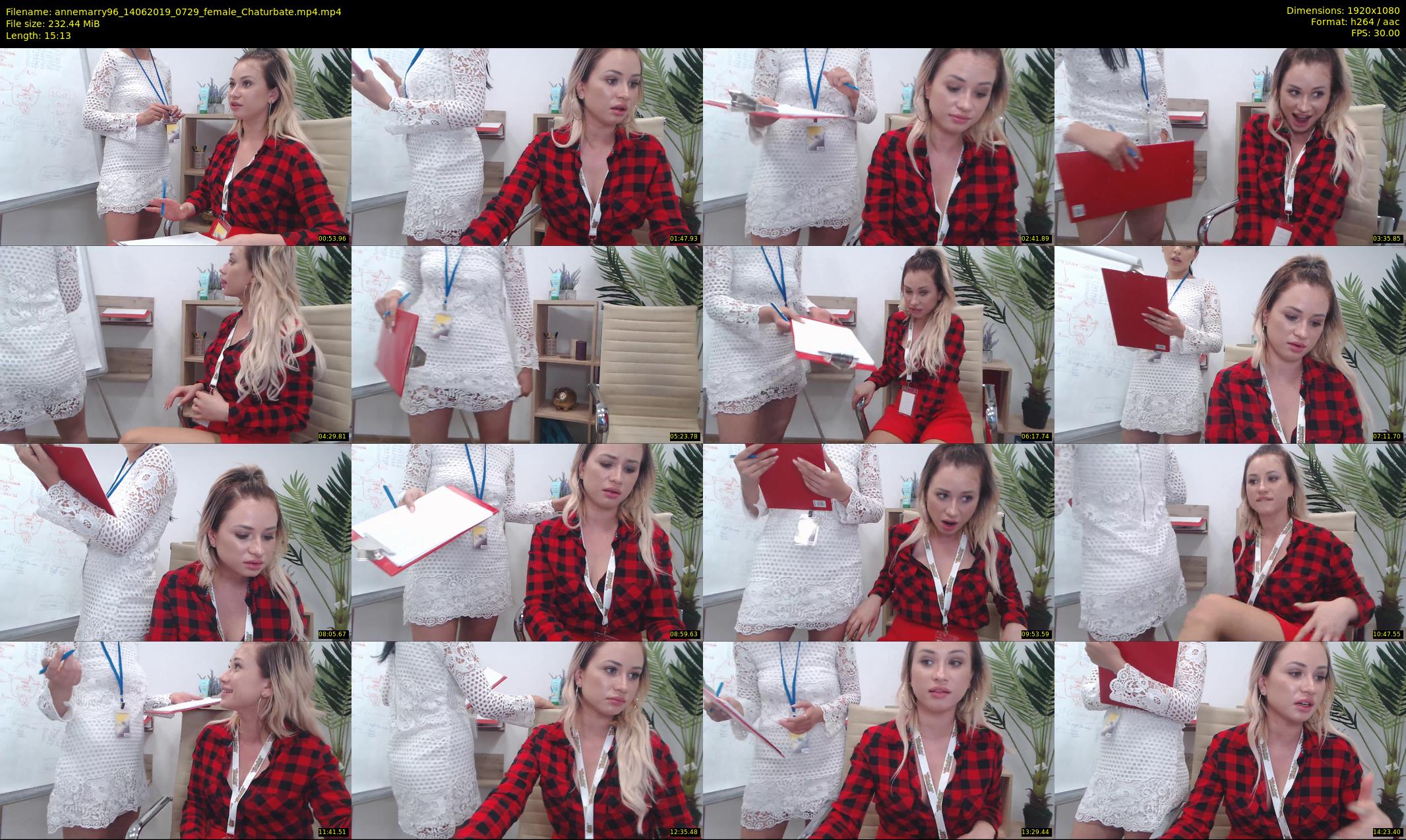 annemarry96 — 16 minute Chaturbate female cam show recording, 1080p, Jun 14, 2019