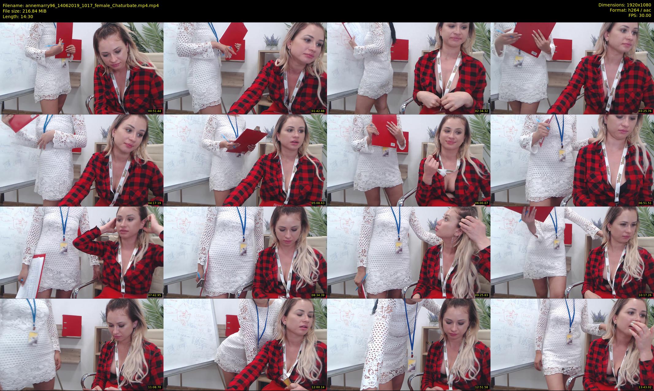 annemarry96 — 15 minute Chaturbate female cam show recording, 1080p, Jun 14, 2019