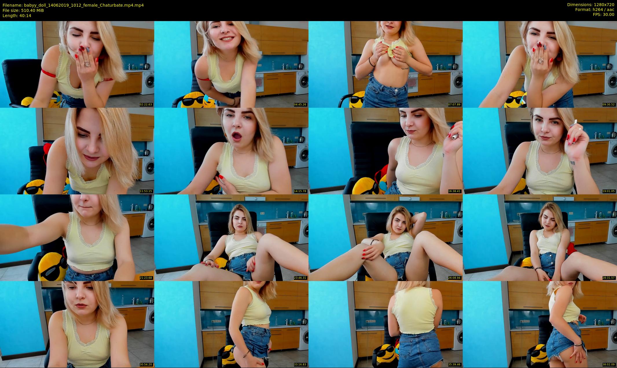 babyy_doll — 41 minute Chaturbate female cam show recording, 720p, Jun 14, 2019