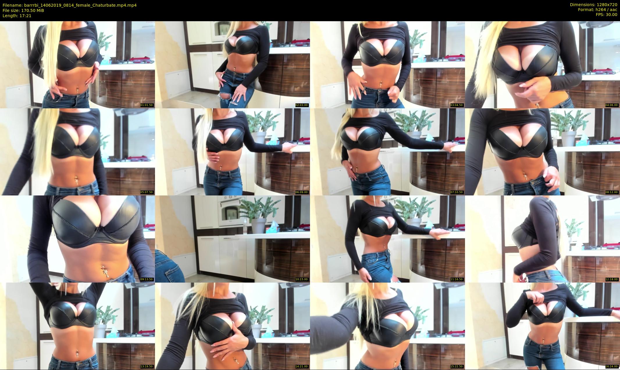 barrrbi — 18 minute Chaturbate female cam show recording, 720p, Jun 14, 2019