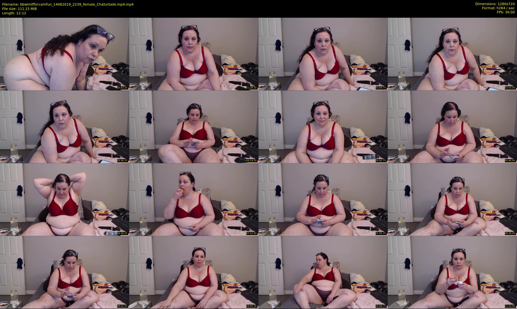 bbwmilfforcamfun — 13 minute Chaturbate female cam show recording, 720p, Jun 14, 2019