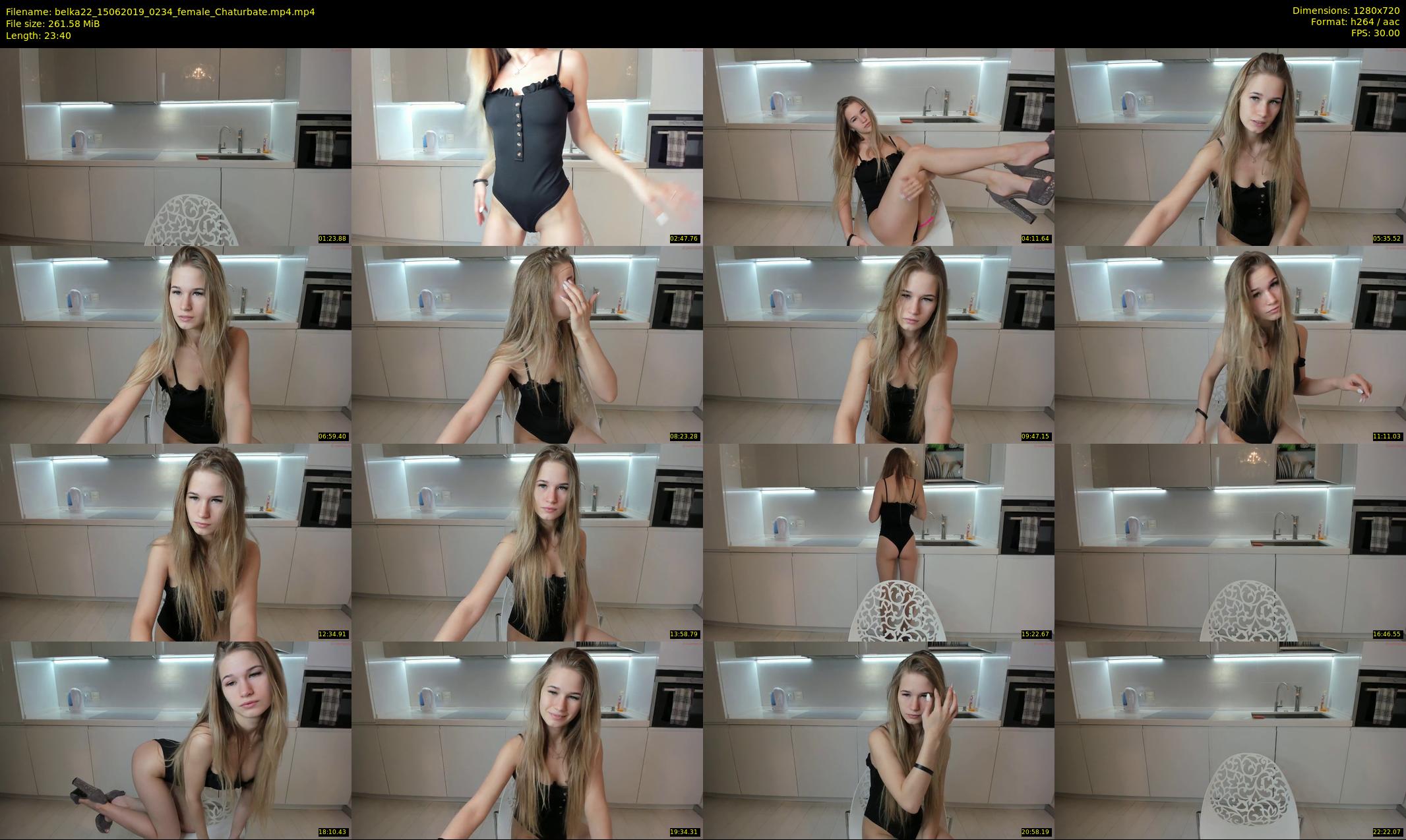 belka22 — 24 minute Chaturbate female cam show recording, 720p, Jun 15, 2019