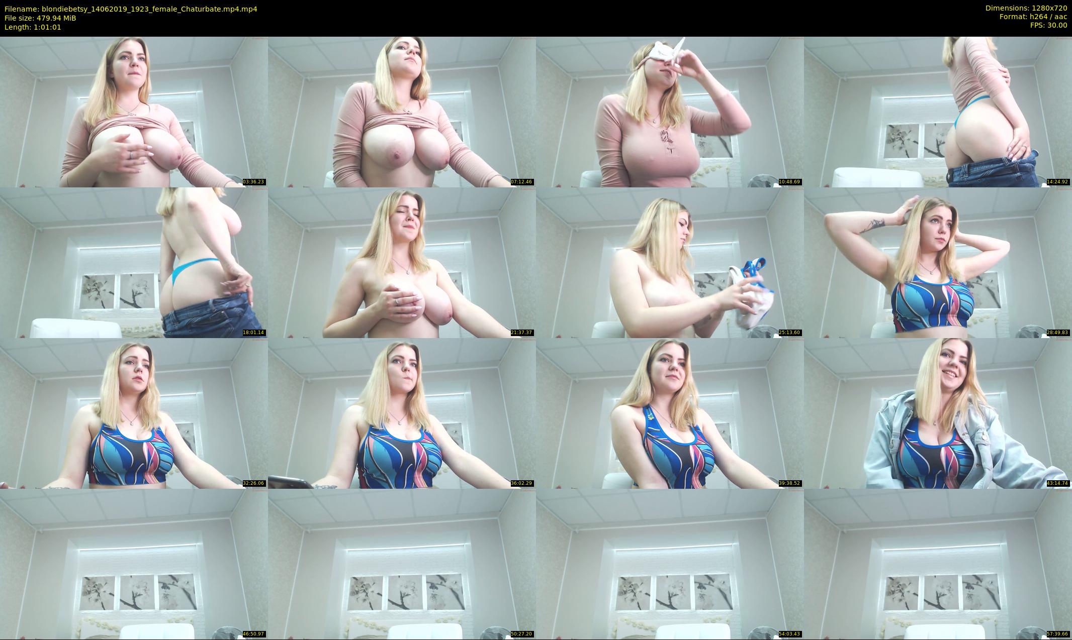 blondiebetsy — 62 minute Chaturbate female cam show recording, 720p, Jun 14, 2019