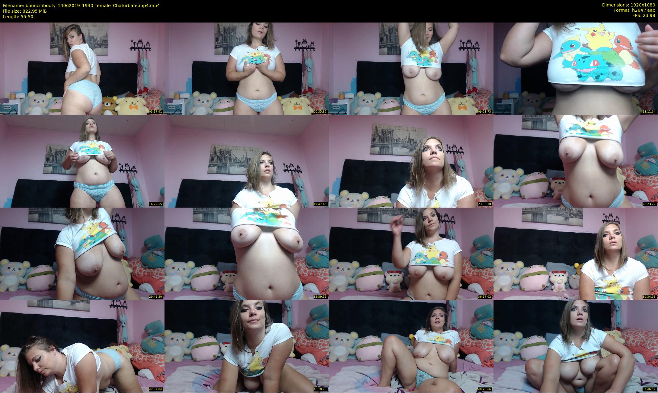 bouncinbooty — 56 minute Chaturbate female cam show recording, 1080p, Jun 14, 2019