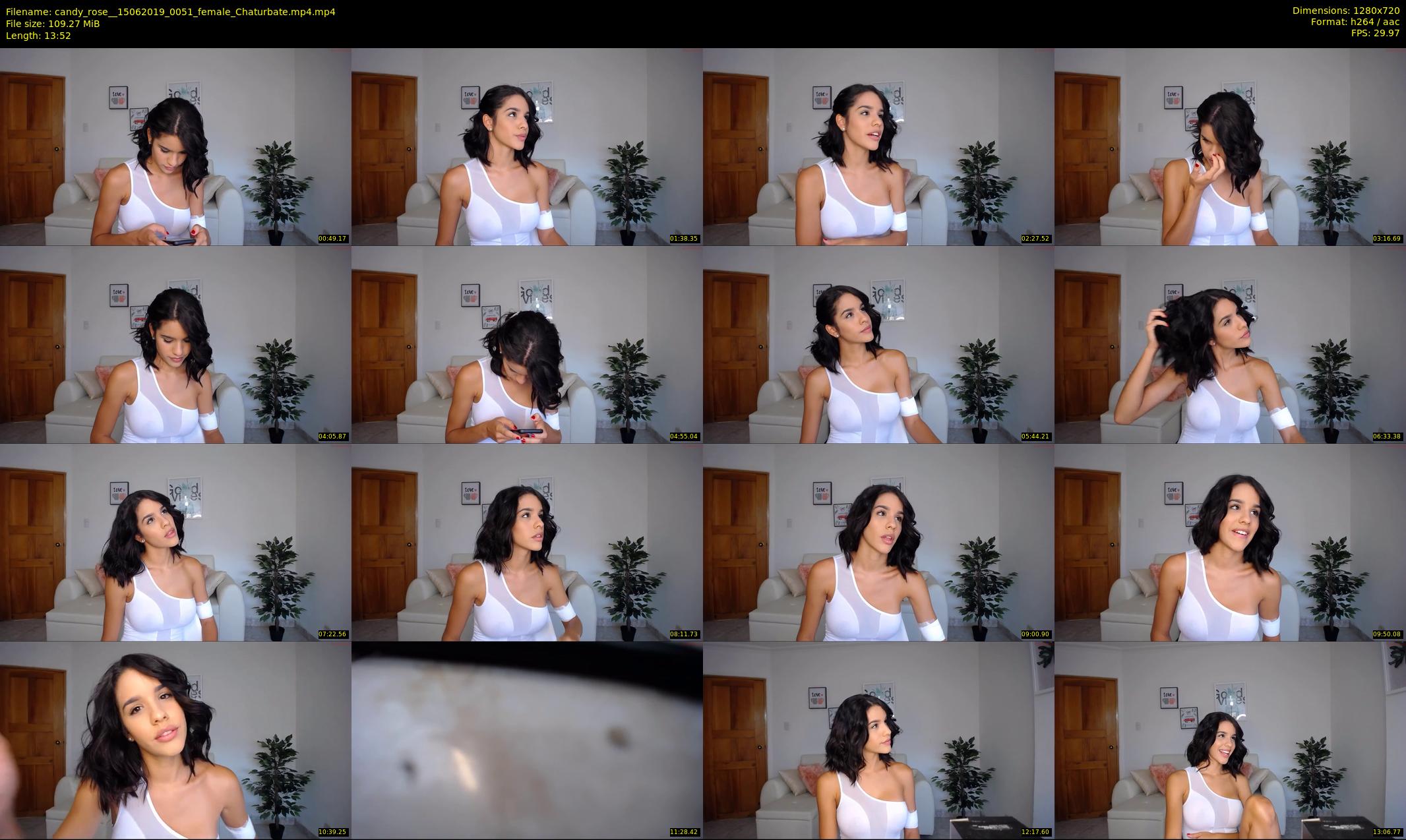 candy_rose_ — 14 minute Chaturbate female cam show recording, 720p, Jun 15, 2019
