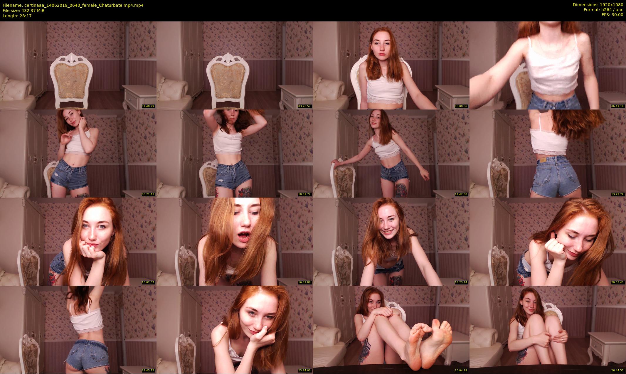 certinaaa — 29 minute Chaturbate female cam show recording, 1080p, Jun 14, 2019