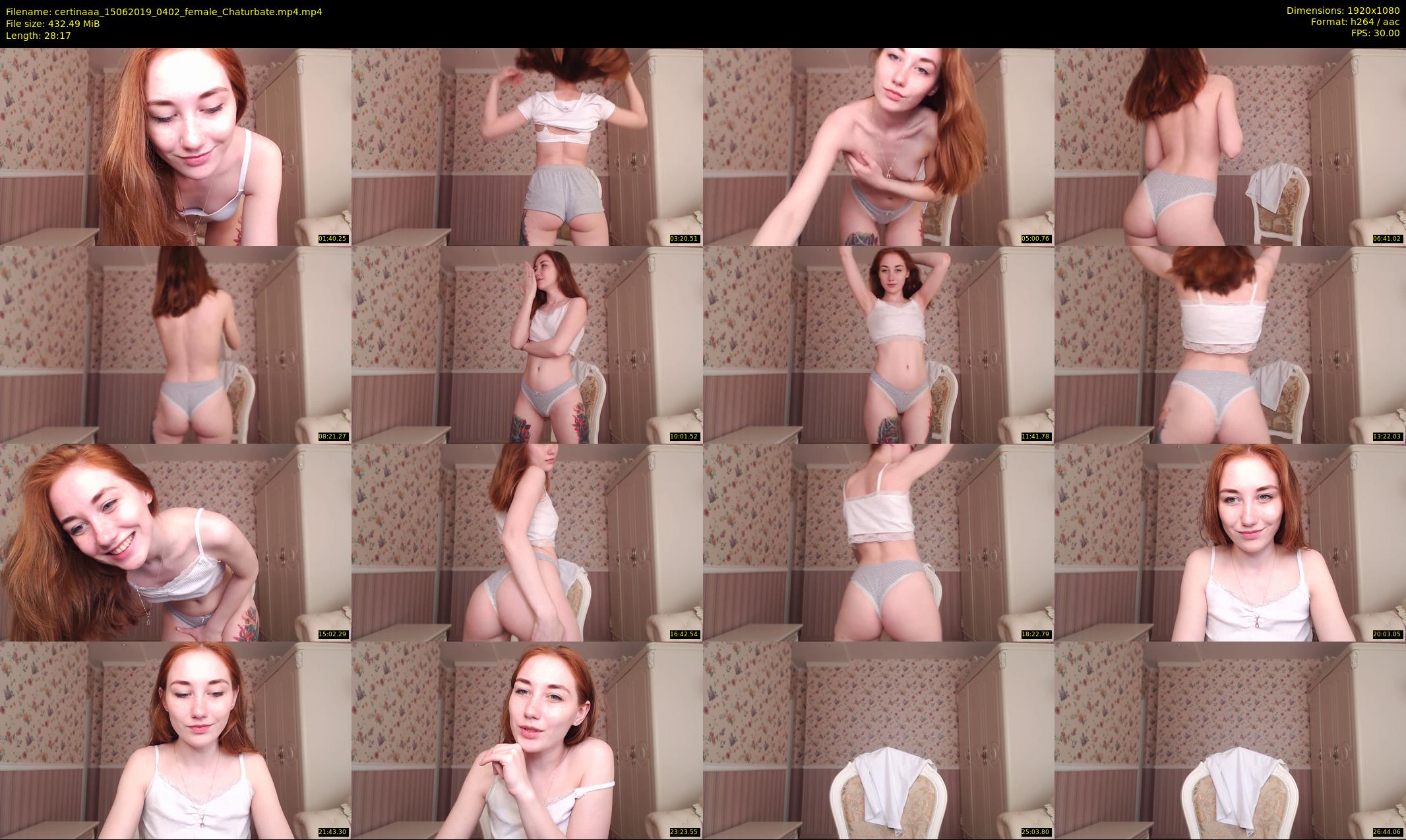 certinaaa — 29 minute Chaturbate female cam show recording, 1080p, Jun 15, 2019