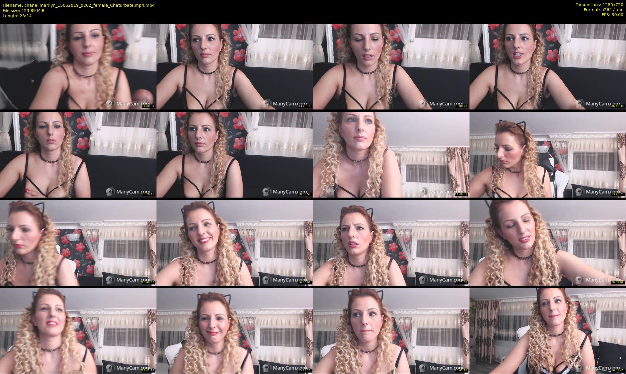 chanellmarilyn — 29 minute Chaturbate female cam show recording, 720p, Jun 15, 2019