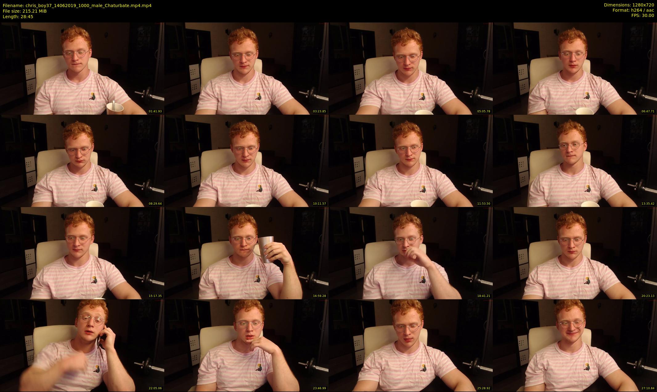 chris_boy37 — 29 minute Chaturbate male cam show recording, 720p, Jun 14, 2019