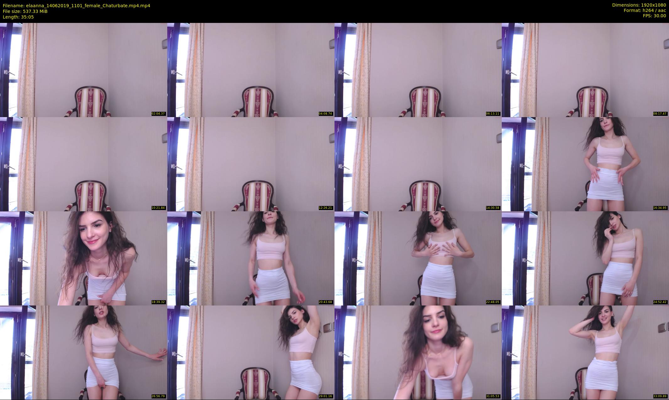 elaanna — 36 minute Chaturbate female cam show recording, 1080p, Jun 14, 2019