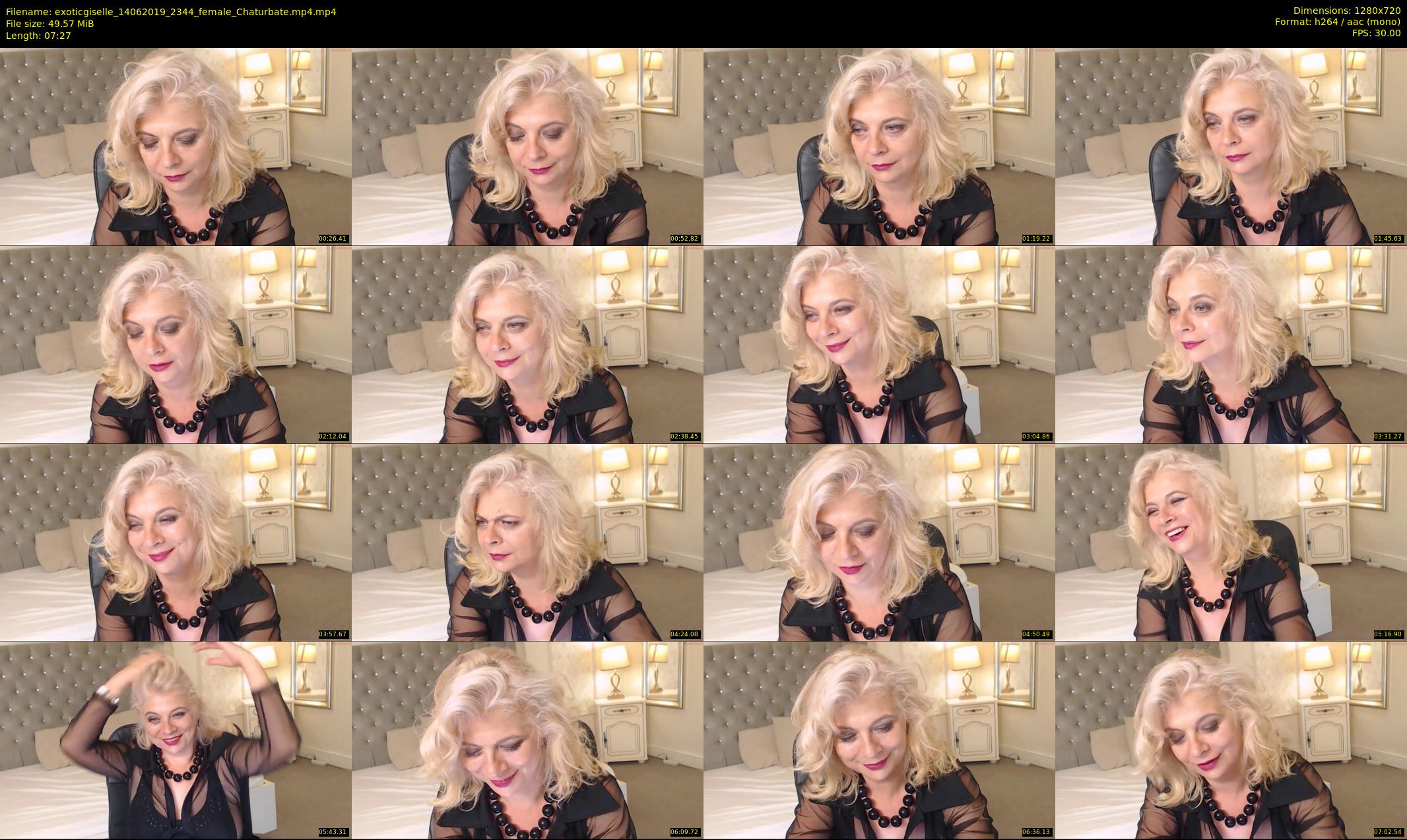 exoticgiselle — 8 minute Chaturbate female cam show recording, 720p, Jun 14, 2019