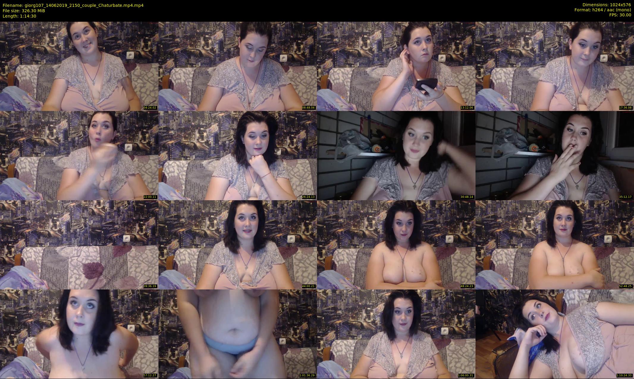 giorg107 — 75 minute Chaturbate couple cam show recording, 480p, Jun 14, 2019