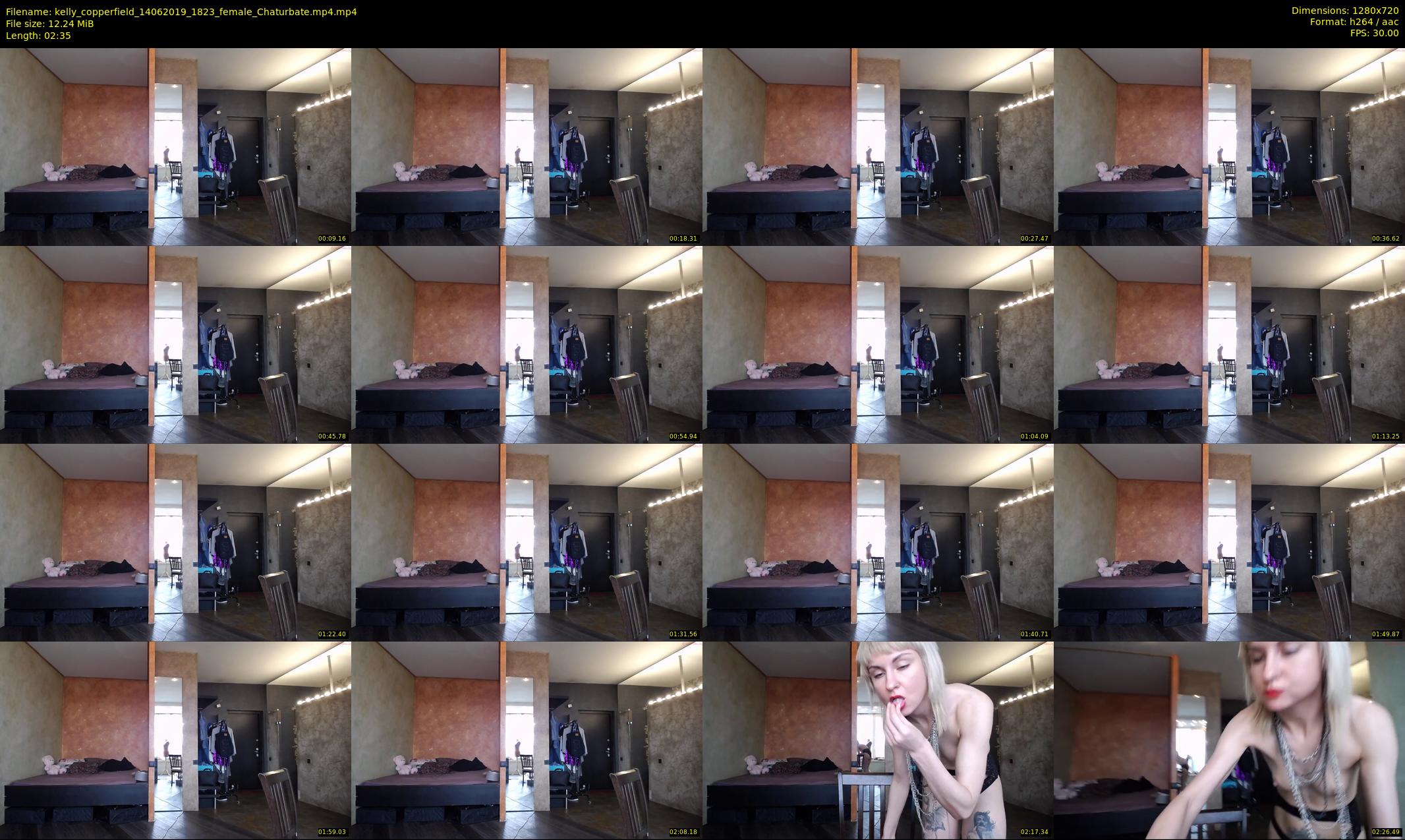 kelly_copperfield — 3 minute Chaturbate female cam show recording, 720p, Jun 14, 2019