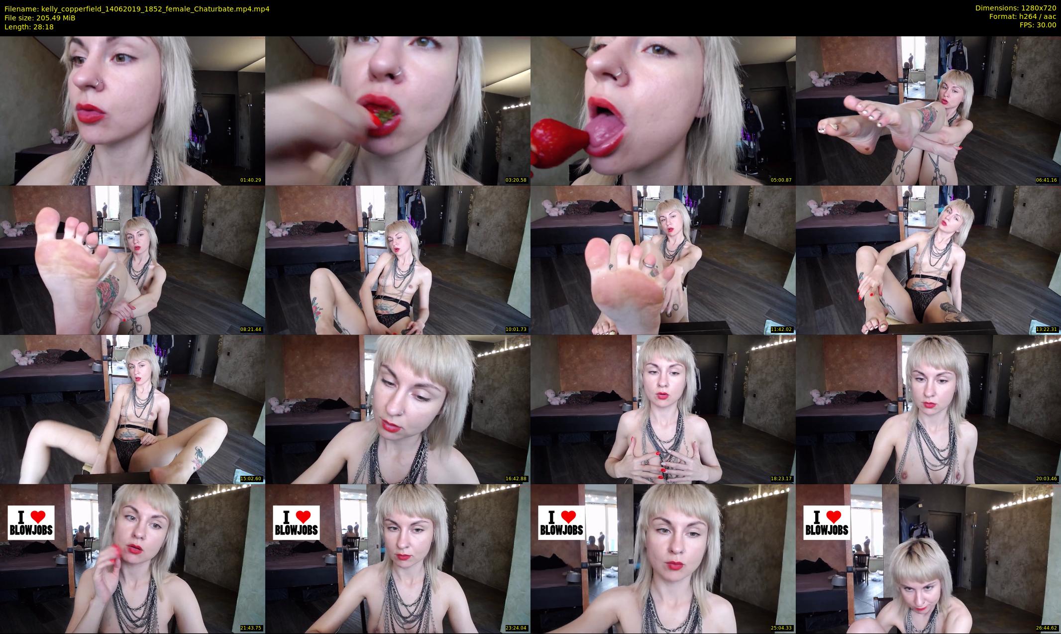 kelly_copperfield — 29 minute Chaturbate female cam show recording, 720p, Jun 14, 2019