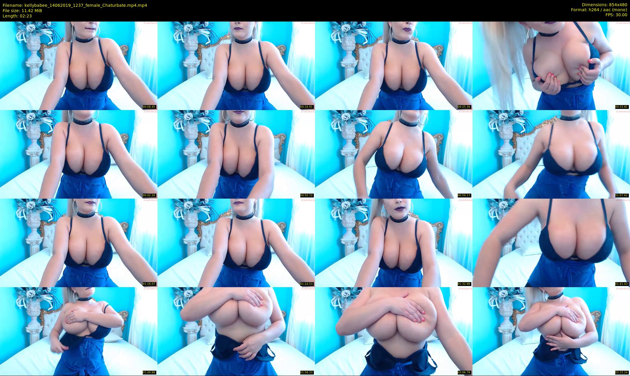 kellybabee — 3 minute Chaturbate female cam show recording, 480p, Jun 14, 2019