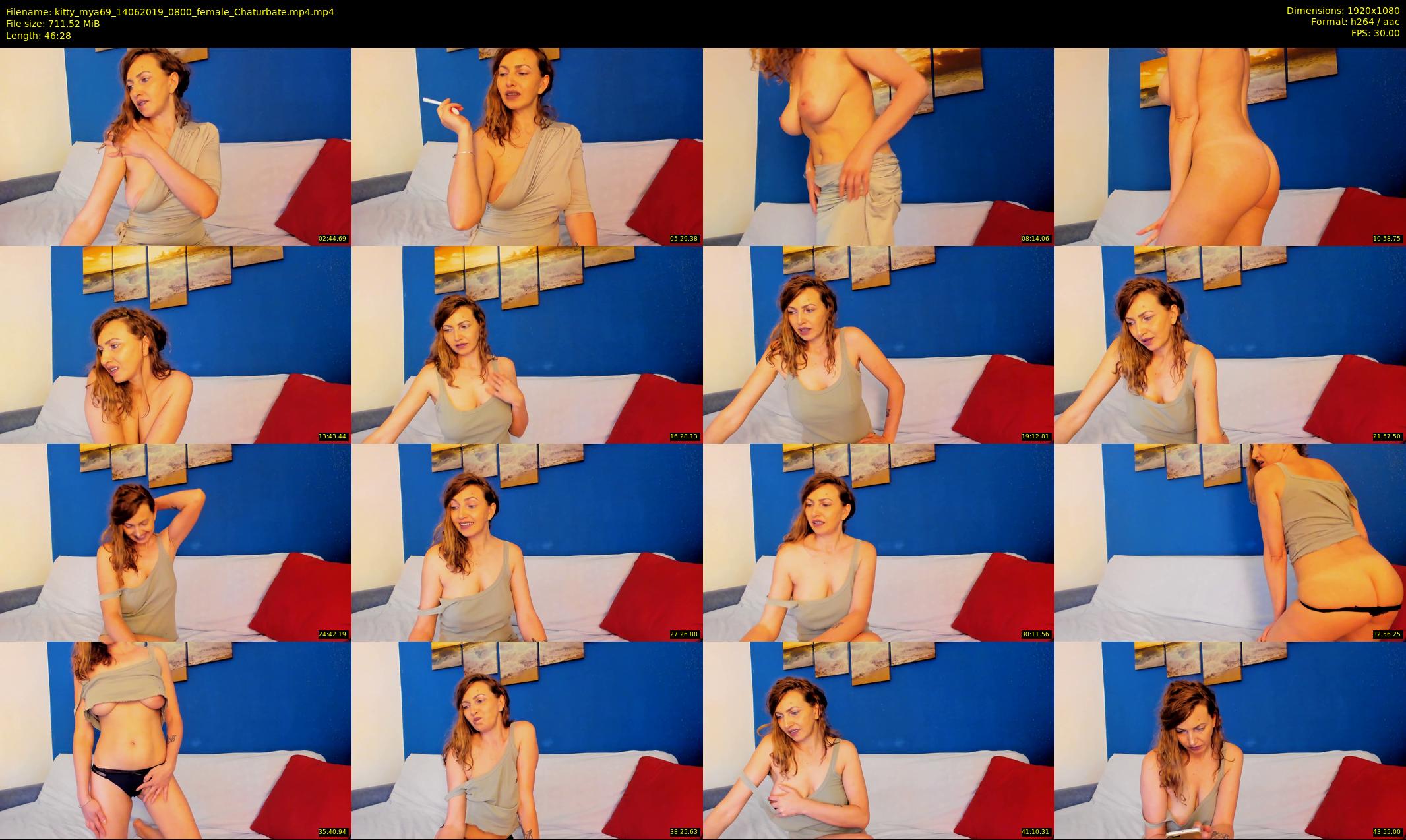 kitty_mya69 — 47 minute Chaturbate female cam show recording, 1080p, Jun 14, 2019