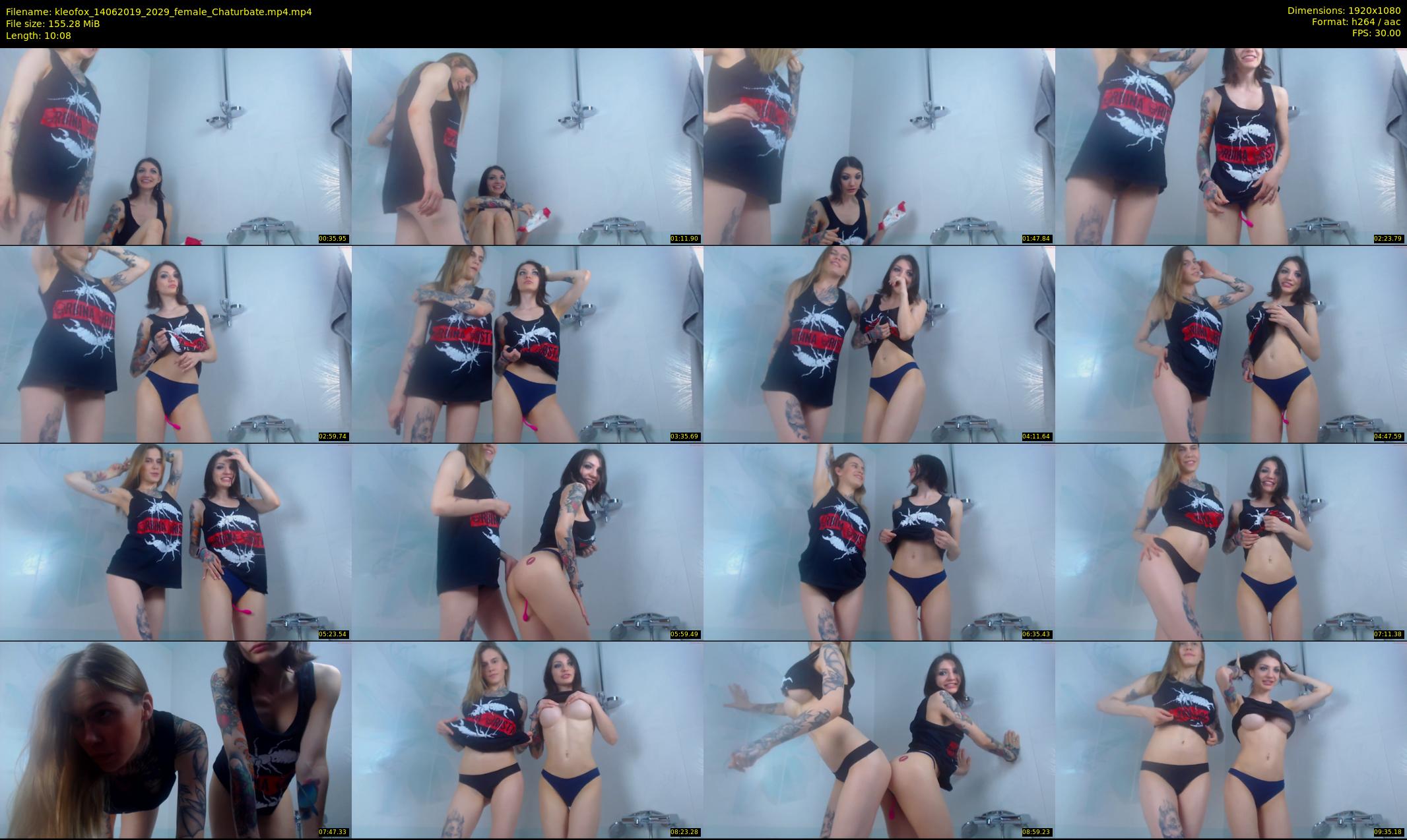 kleofox — 11 minute Chaturbate female cam show recording, 1080p, Jun 14, 2019