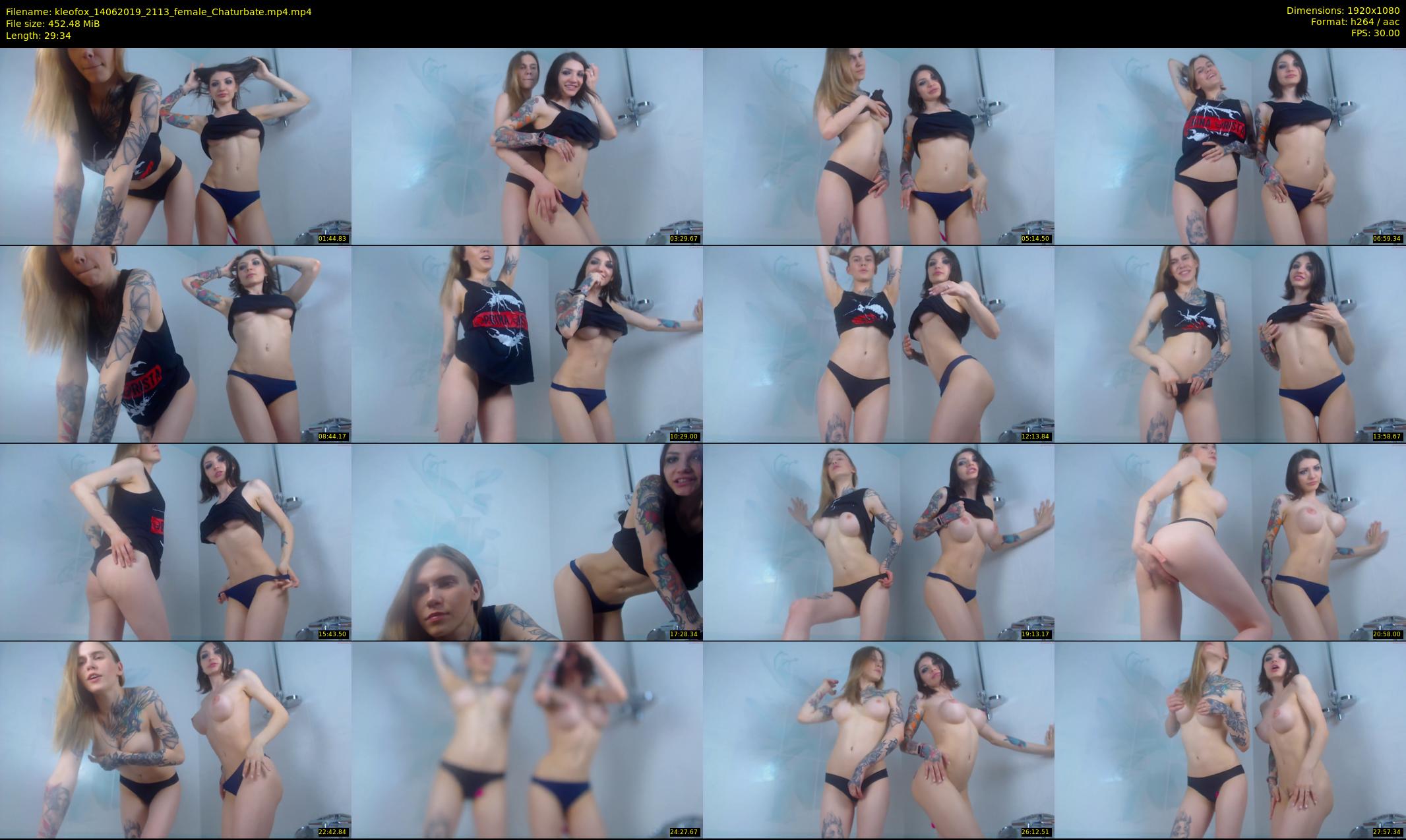 kleofox — 30 minute Chaturbate female cam show recording, 1080p, Jun 14, 2019