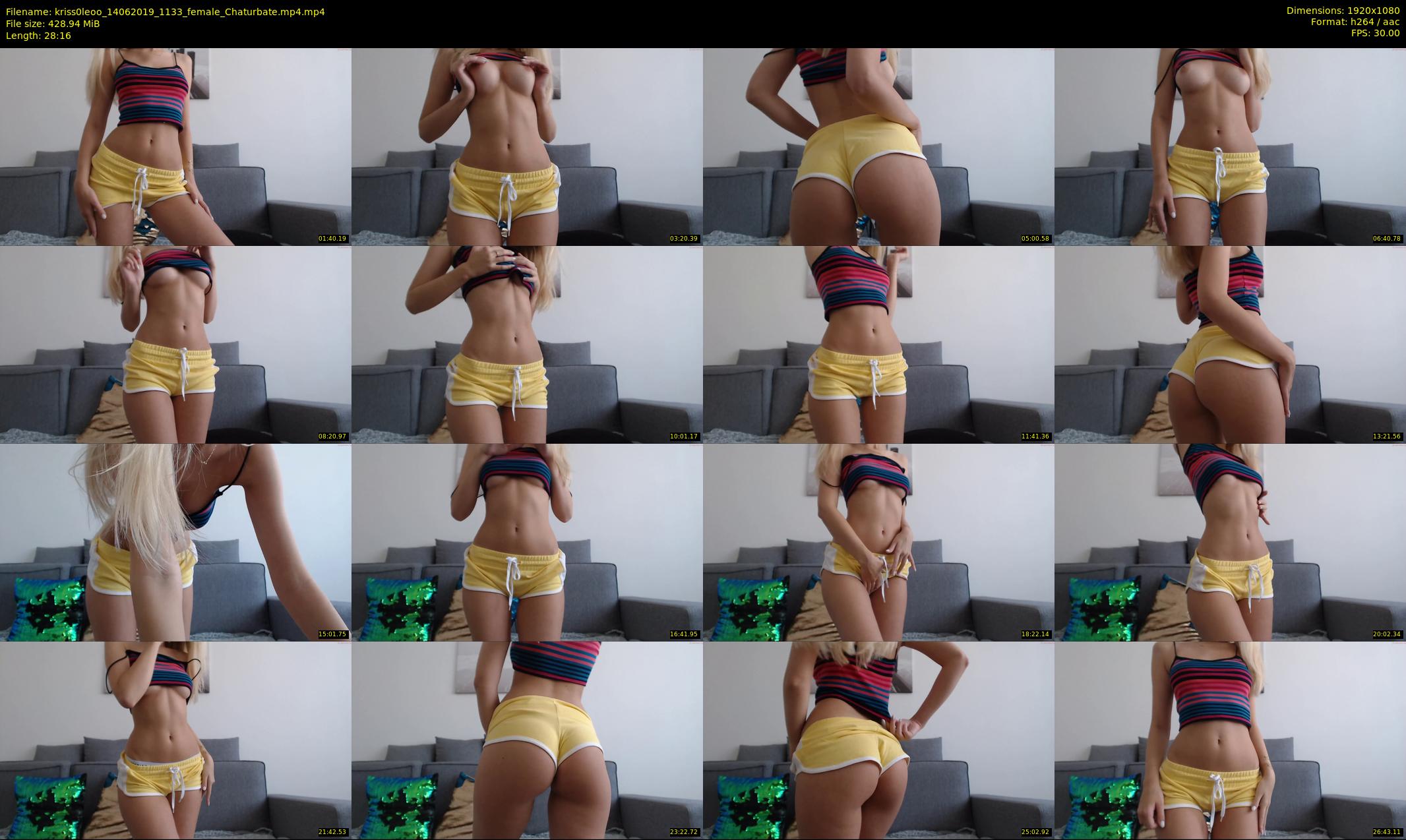 kriss0leoo — 29 minute Chaturbate couple cam show recording, 1080p, Jun 14, 2019