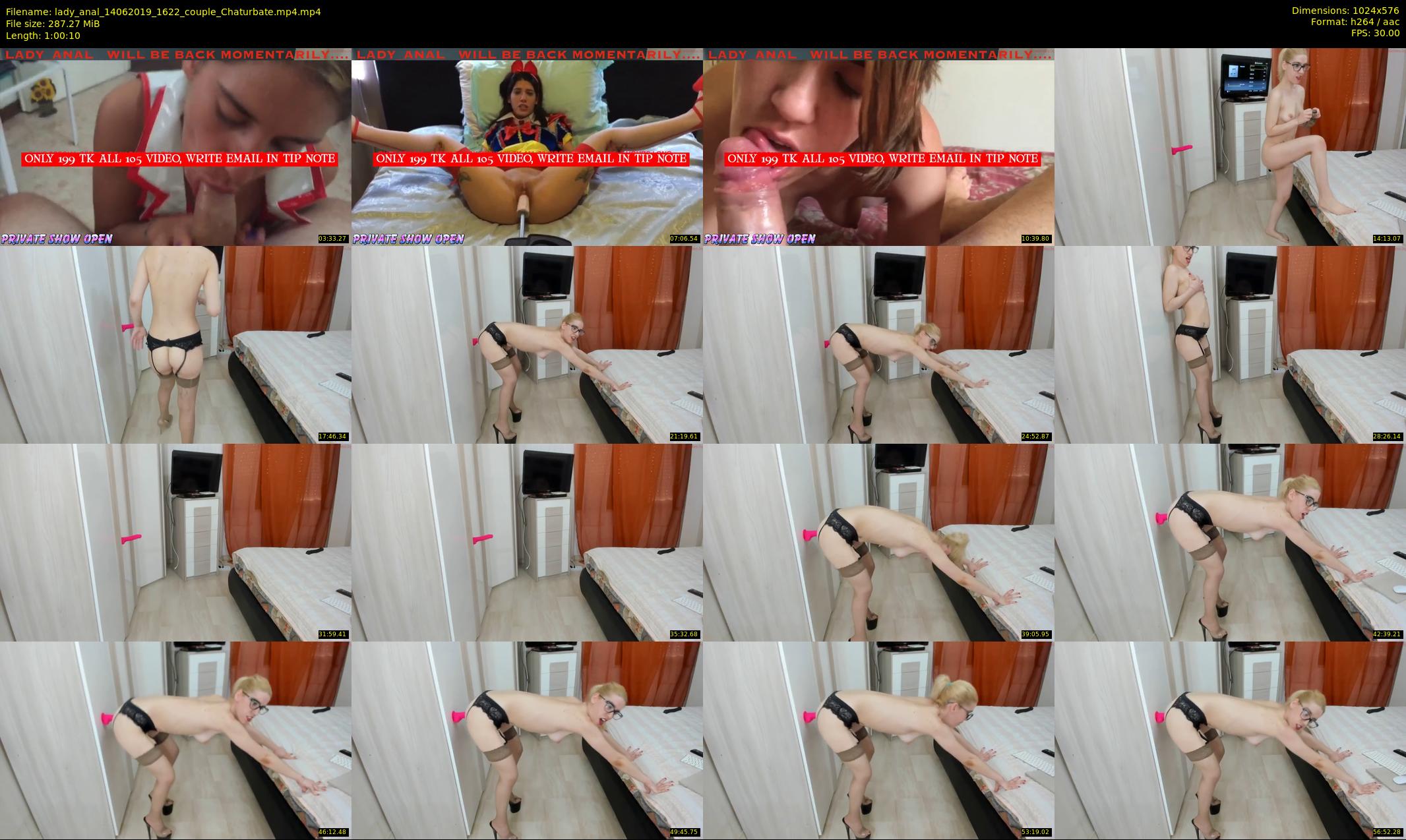 lady_anal — 61 minute Chaturbate female cam show recording, 480p, Jun 14, 2019