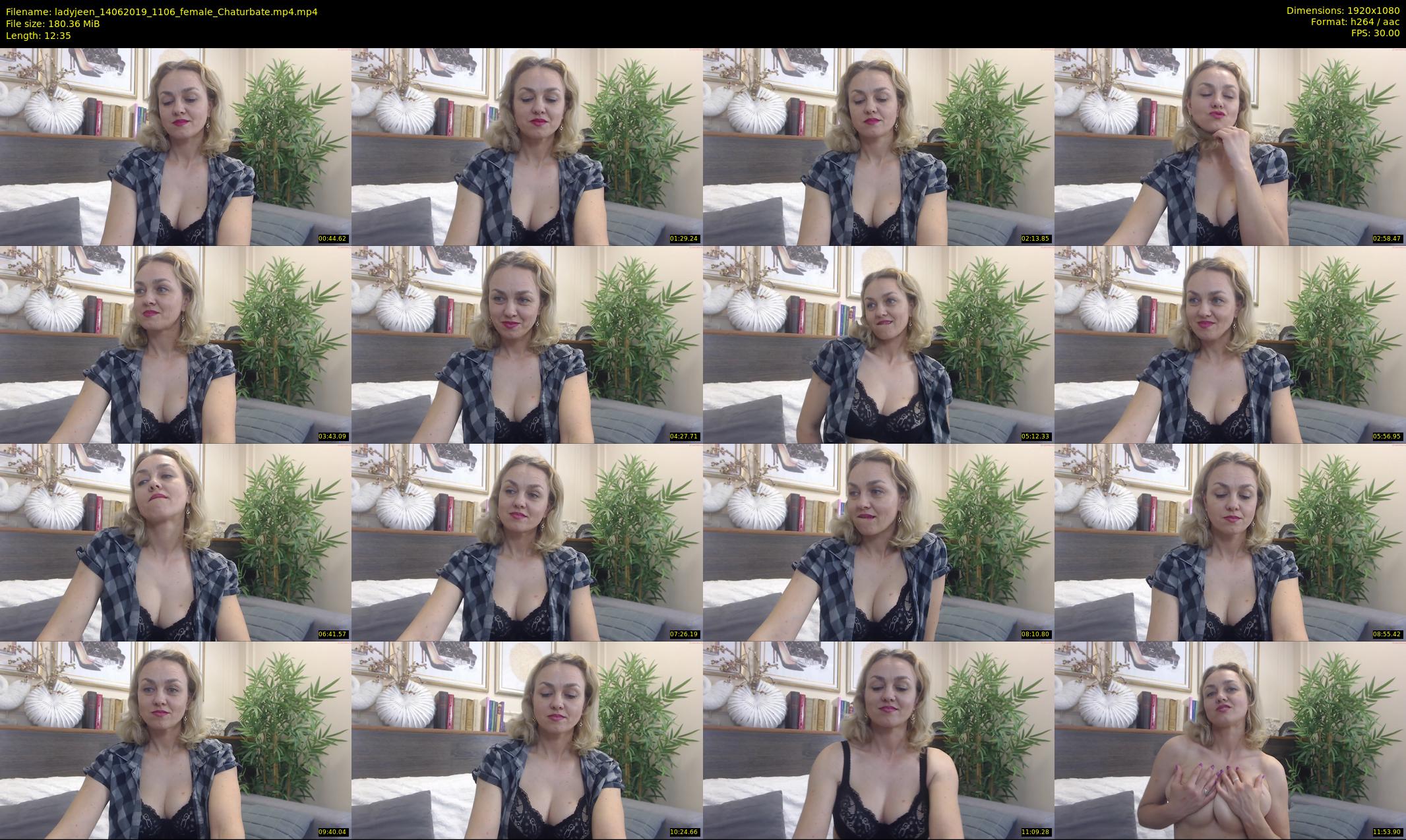 ladyjeen — 13 minute Chaturbate female cam show recording, 1080p, Jun 14, 2019