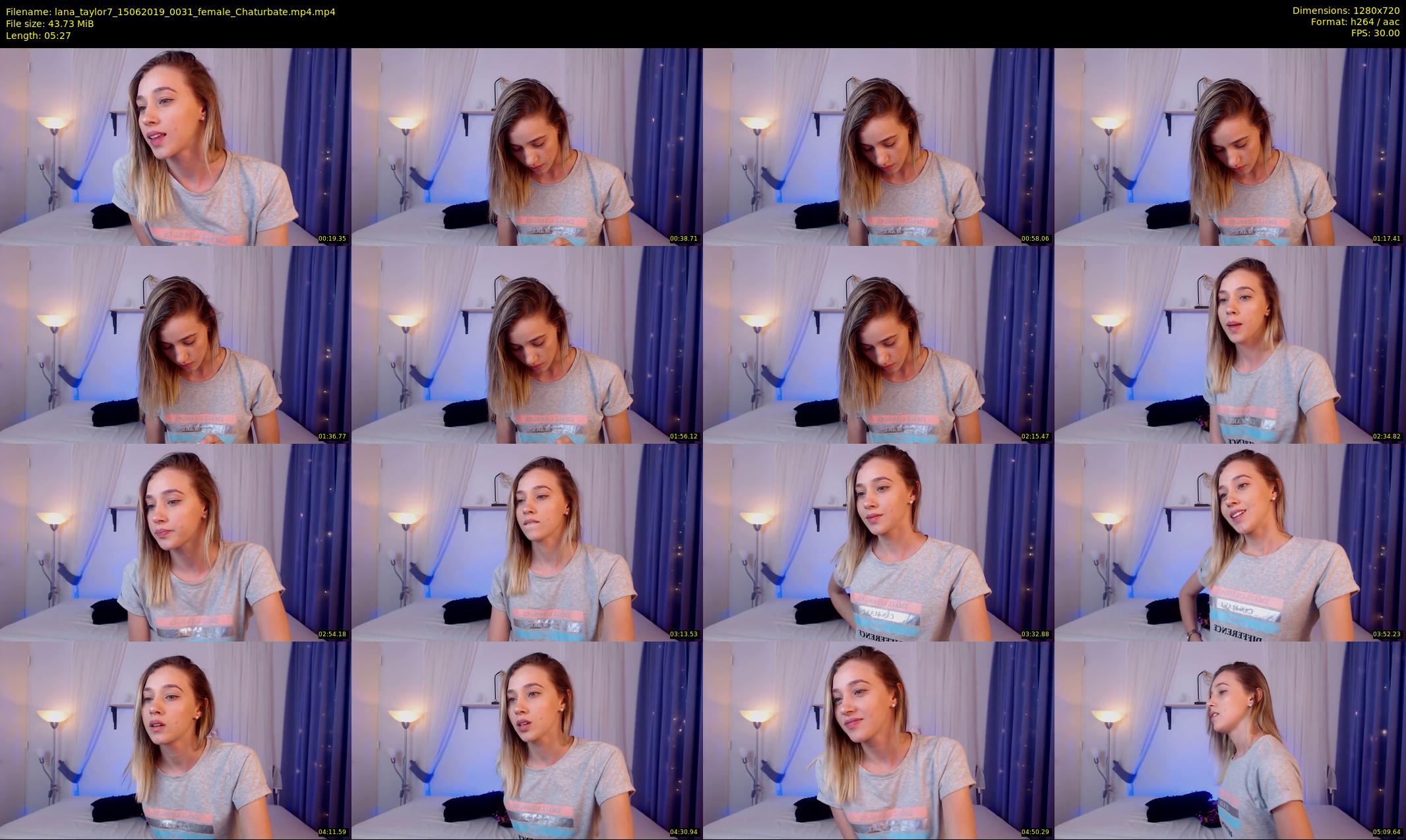 lana_taylor7 — 6 minute Chaturbate female cam show recording, 720p, Jun 15, 2019