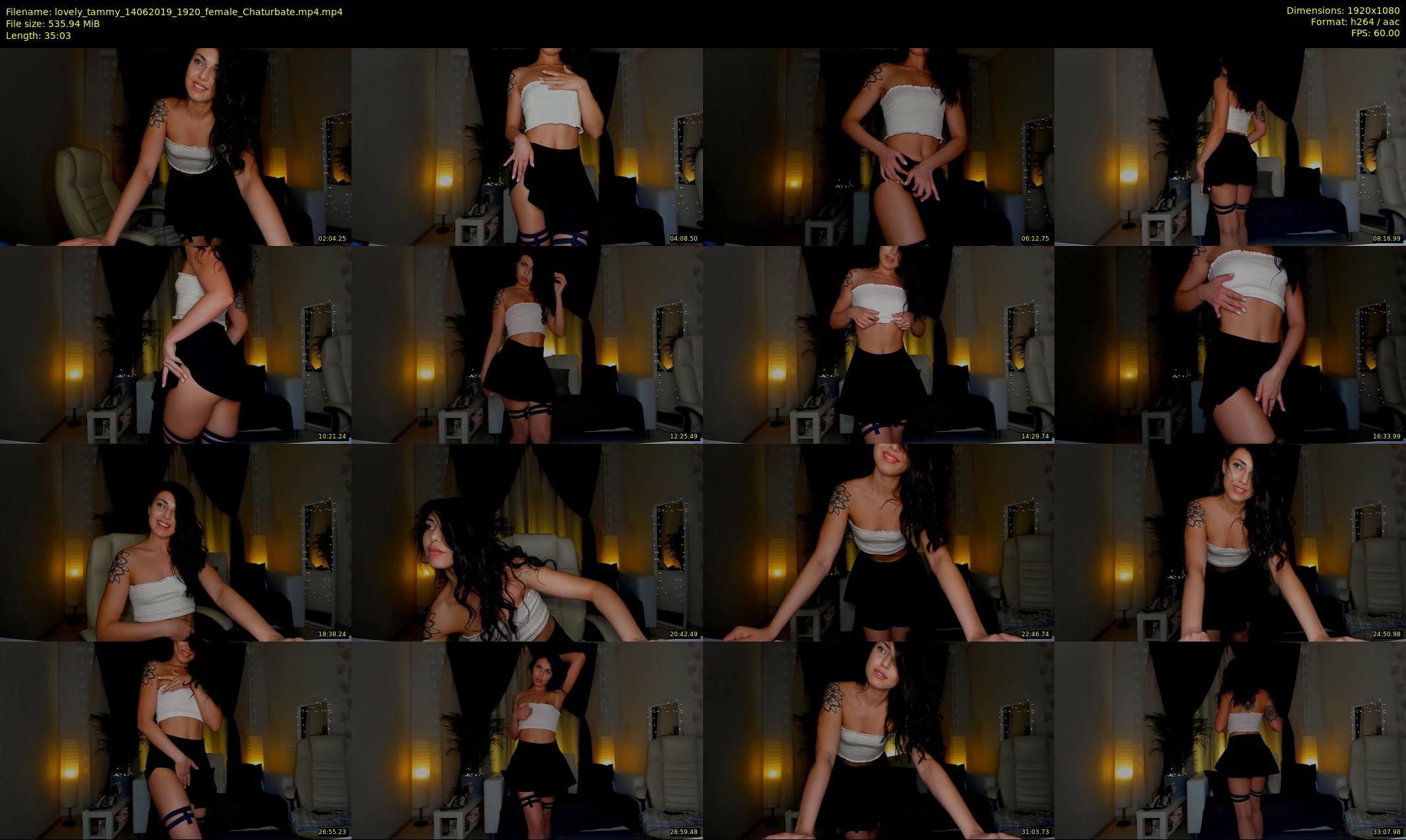 lovely_tammy — 36 minute Chaturbate female cam show recording, 1080p, Jun 14, 2019