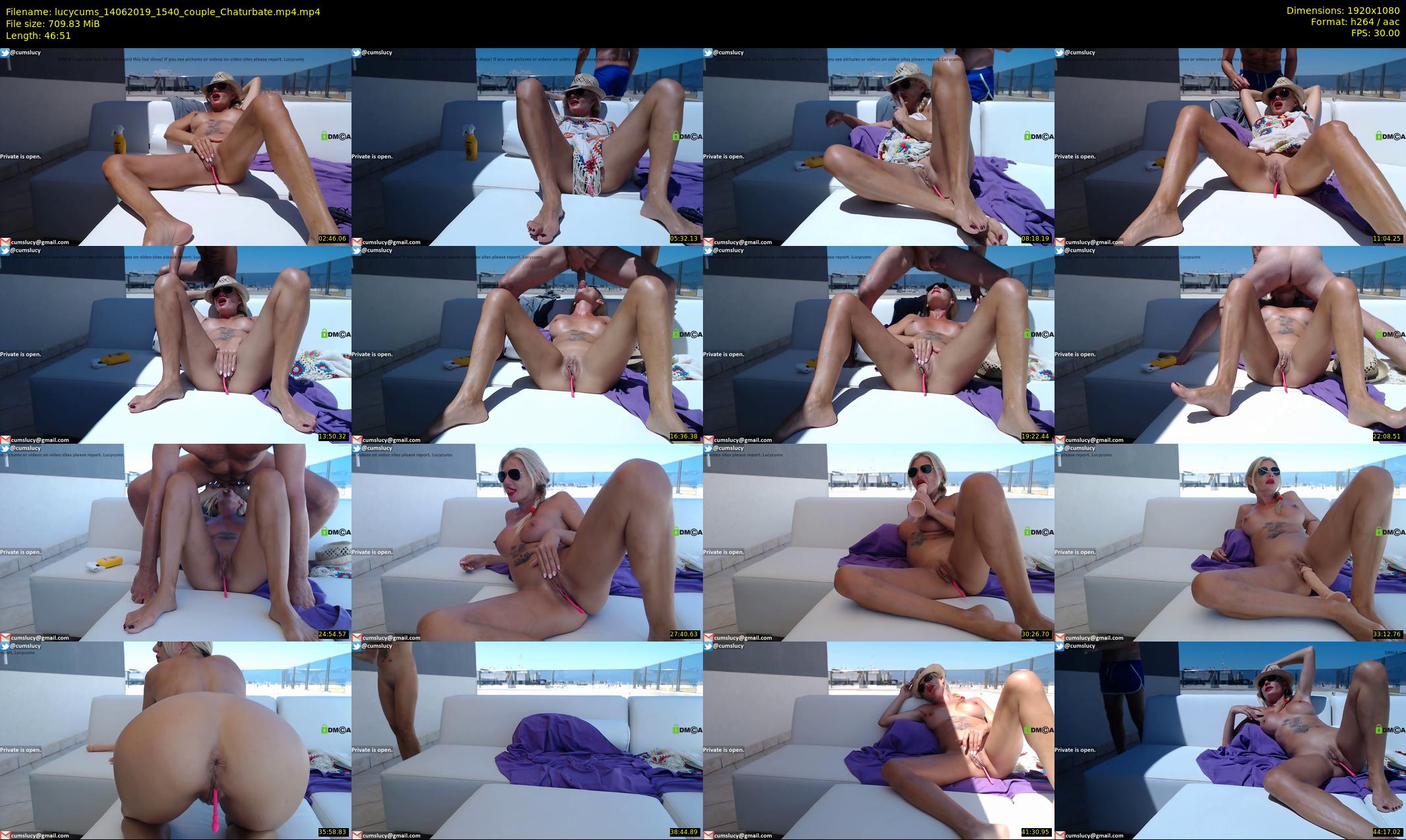 lucycums — 47 minute Chaturbate couple cam show recording, 1080p, Jun 14, 2019