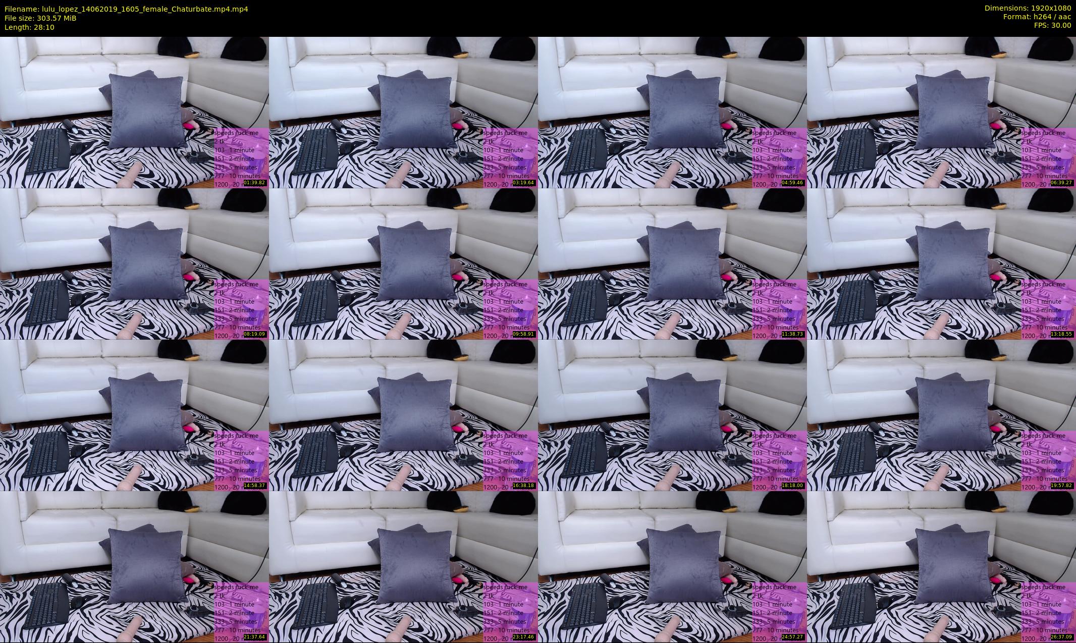 lulu_lopez — 29 minute Chaturbate female cam show recording, 1080p, Jun 14, 2019