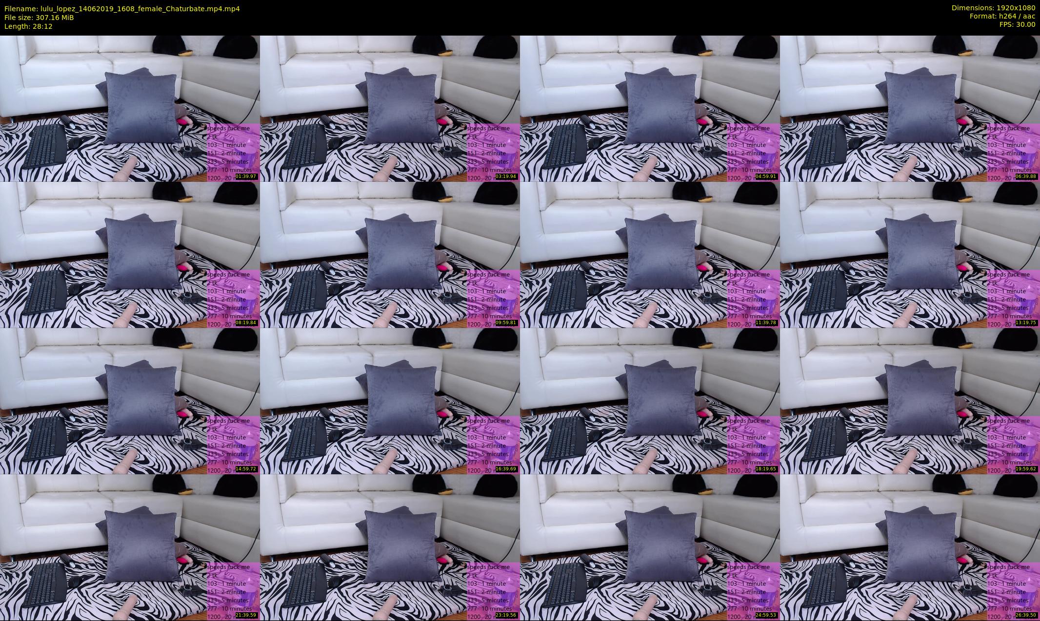 lulu_lopez — 29 minute Chaturbate female cam show recording, 1080p, Jun 14, 2019