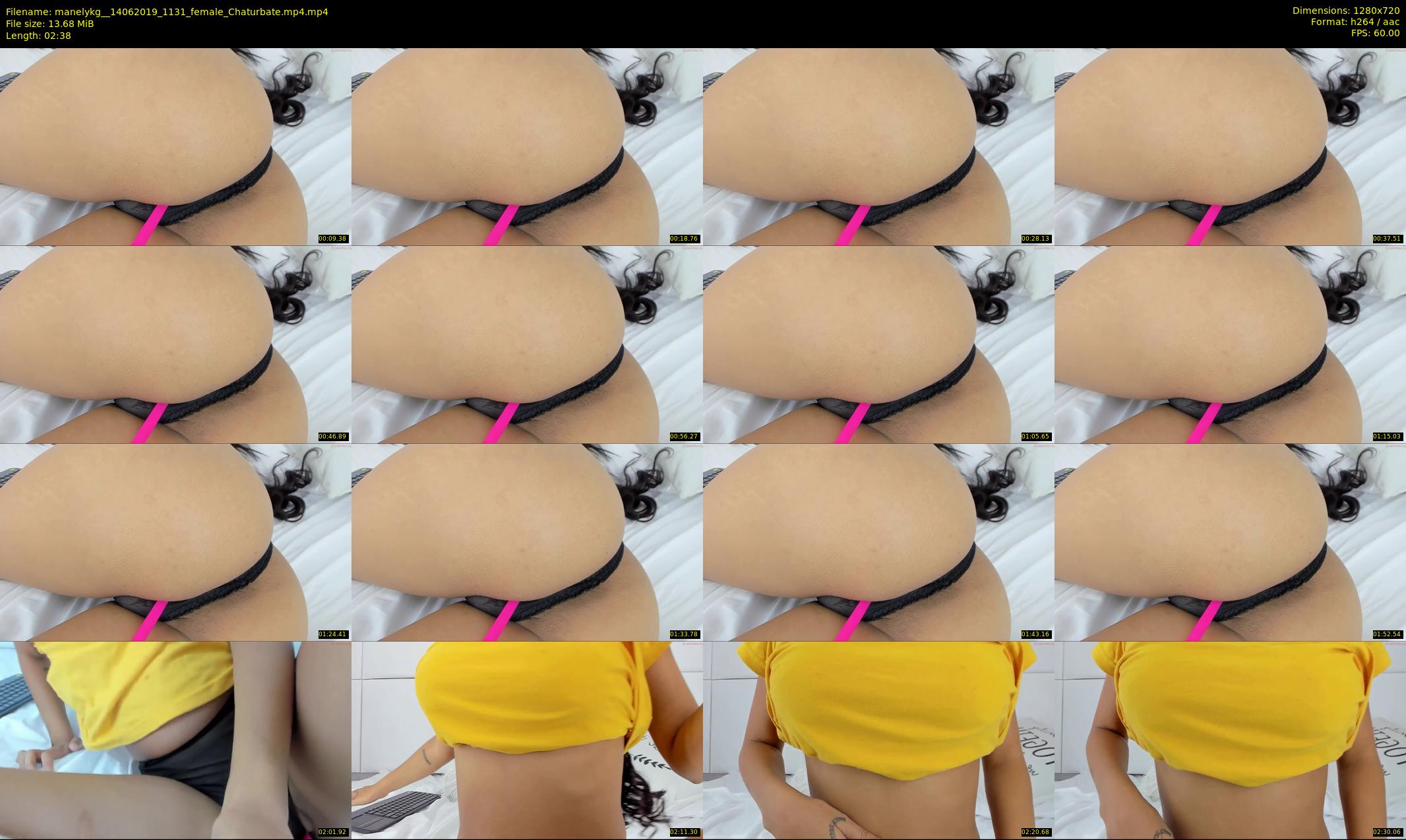 manelykg_ — 3 minute Chaturbate female cam show recording, 720p, Jun 14, 2019