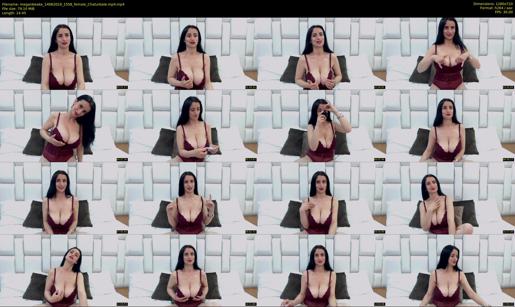 meganbeake — 15 minute Chaturbate female cam show recording, 720p, Jun 14, 2019