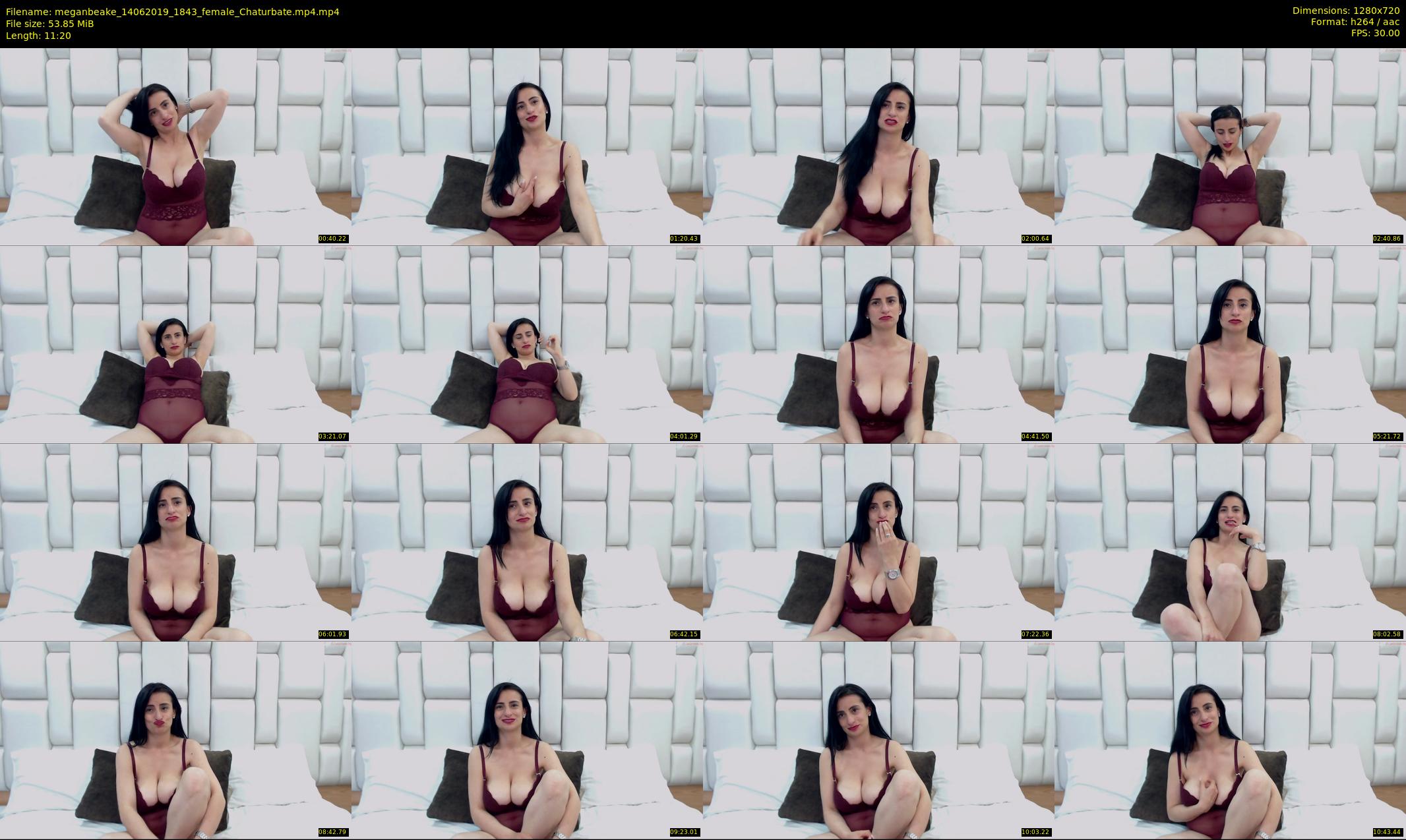 meganbeake — 12 minute Chaturbate female cam show recording, 720p, Jun 14, 2019