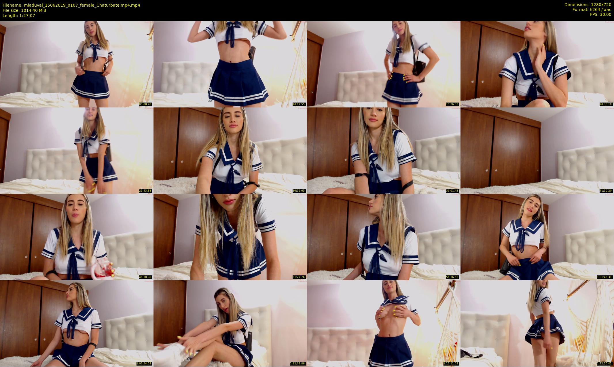 miaduval — 88 minute Chaturbate female cam show recording, 720p, Jun 15, 2019