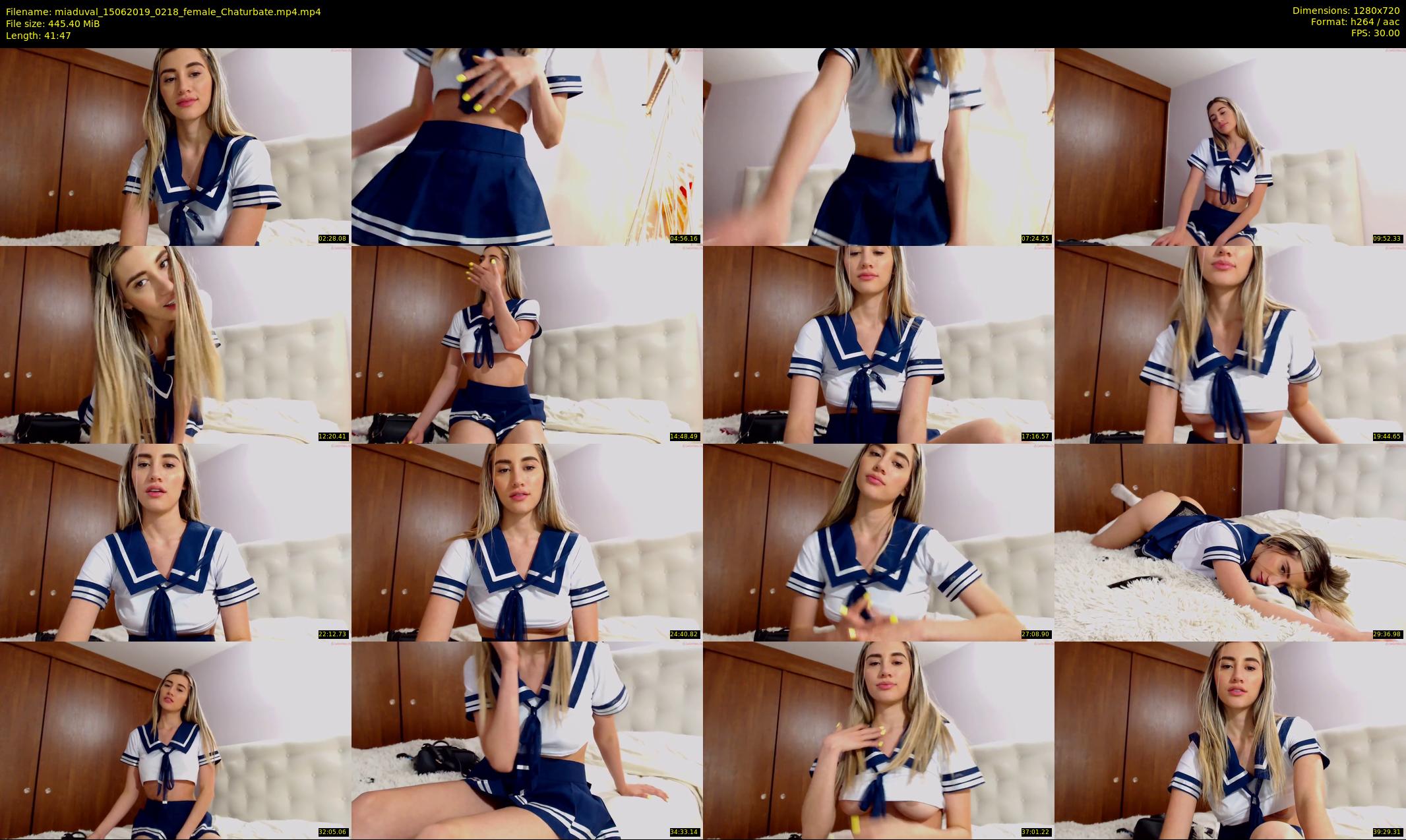 miaduval — 42 minute Chaturbate female cam show recording, 720p, Jun 15, 2019