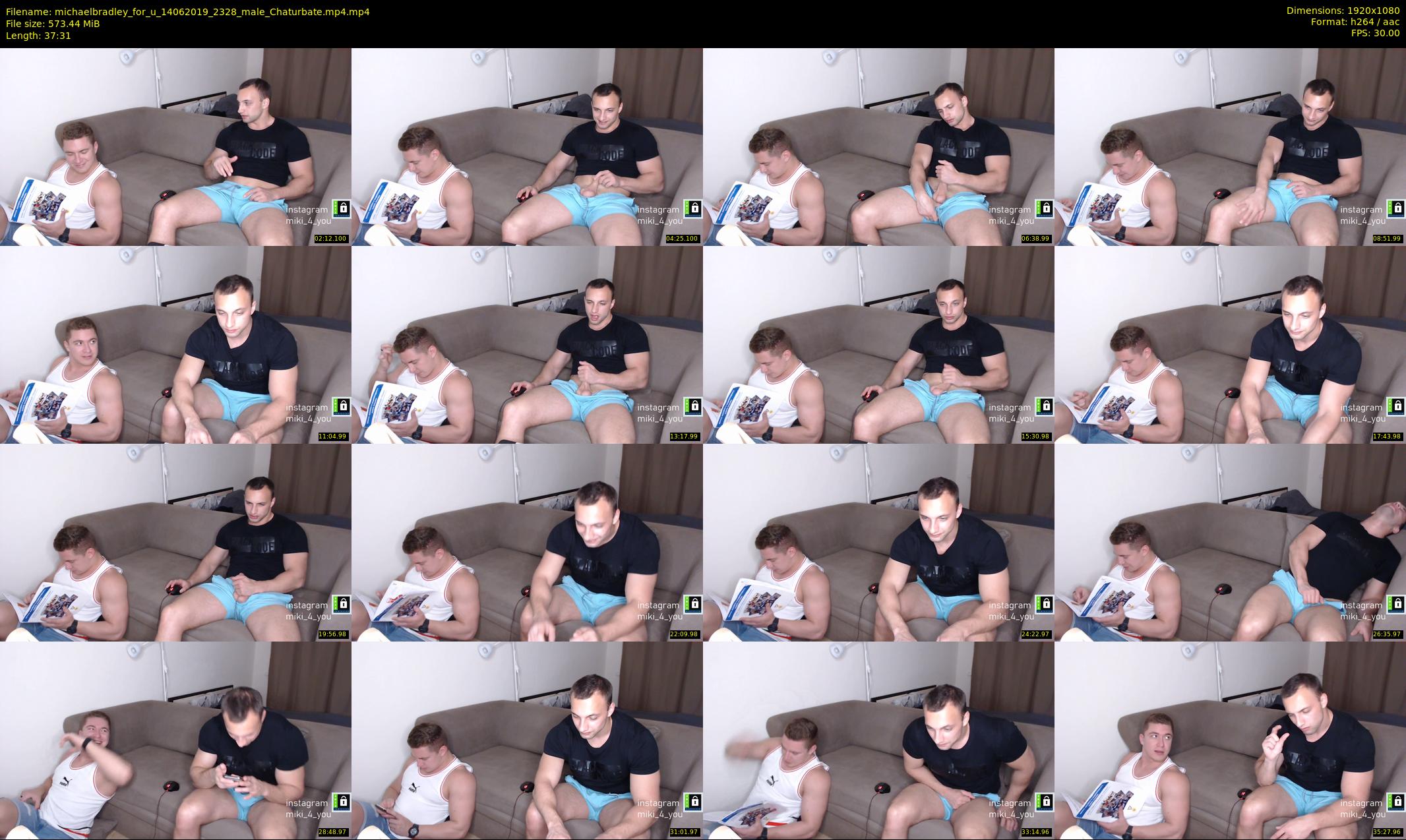 michaelbradley_for_u — 38 minute Chaturbate male cam show recording, 1080p, Jun 14, 2019