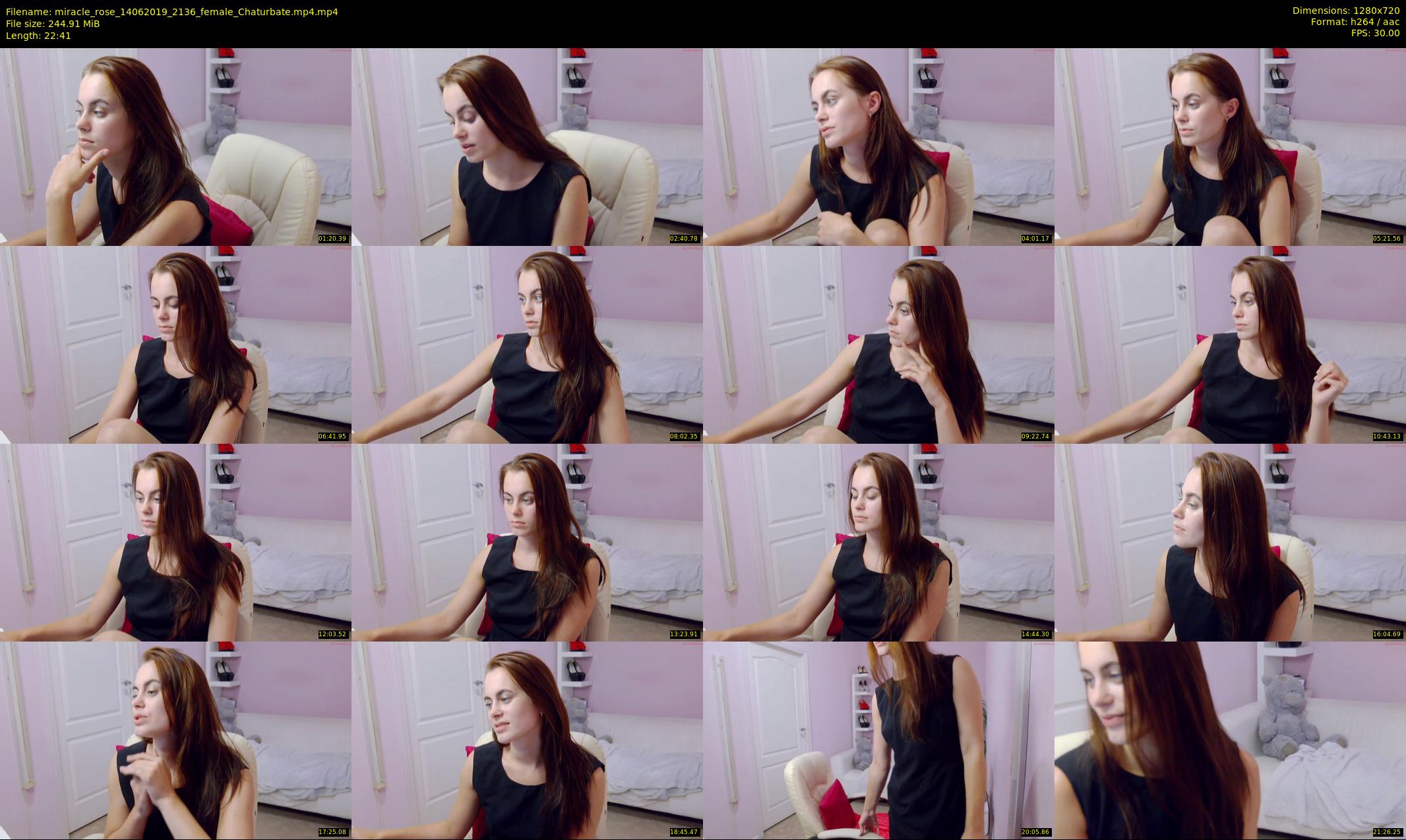 miracle_rose — 23 minute Chaturbate female cam show recording, 720p, Jun 14, 2019