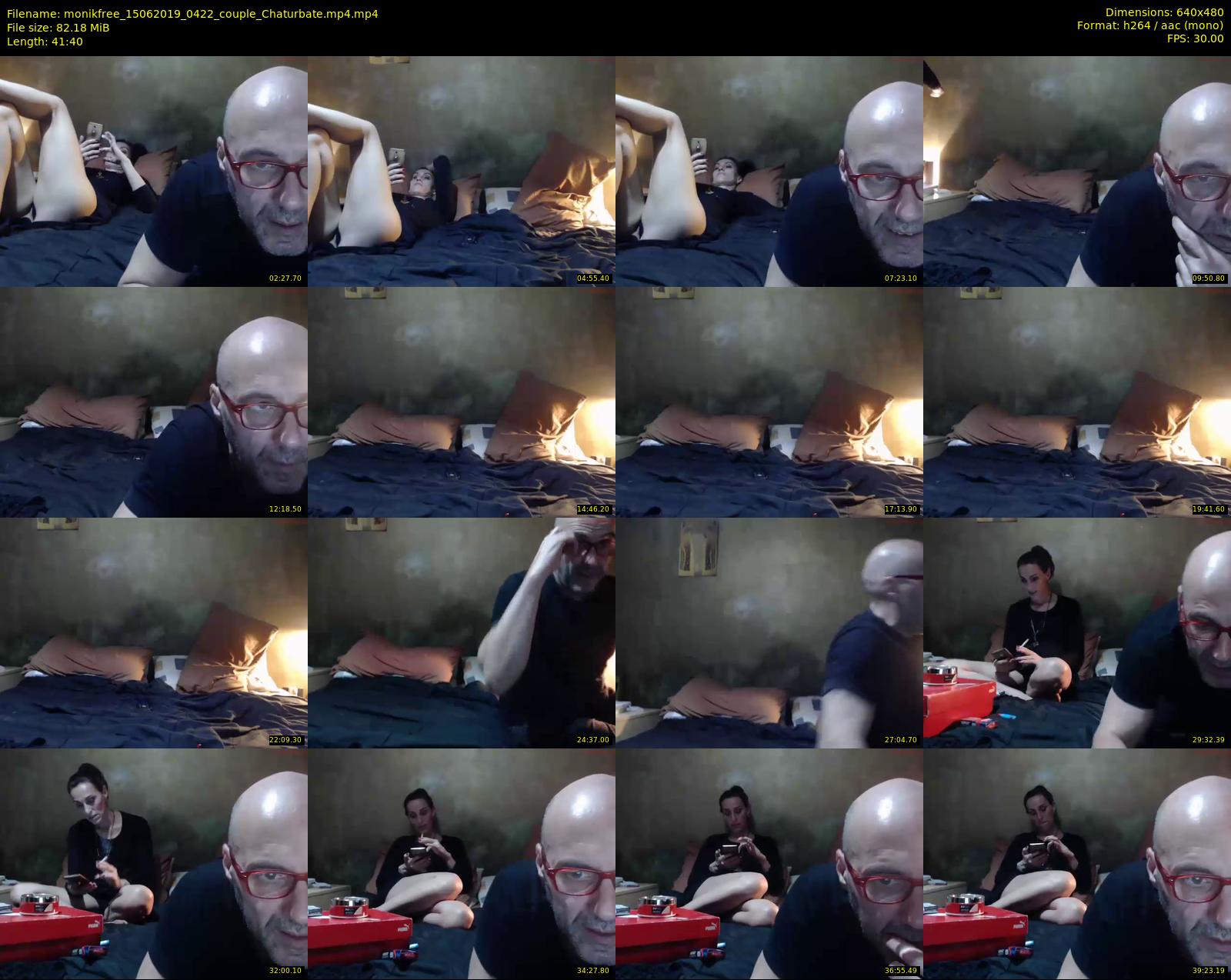 monikfree — 42 minute Chaturbate couple cam show recording, 480p, Jun 15, 2019