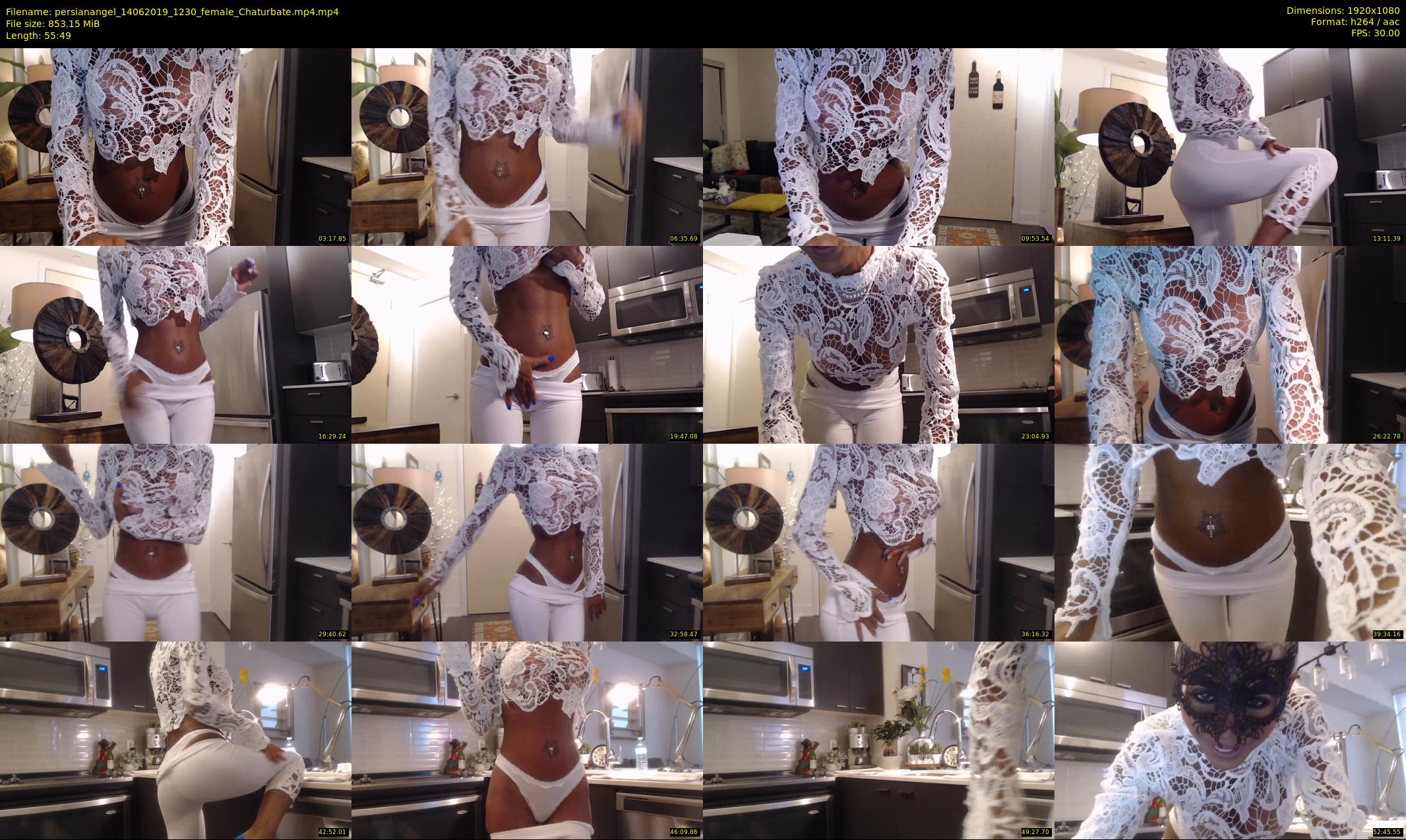persianangel — 56 minute Chaturbate female cam show recording, 1080p, Jun 14, 2019