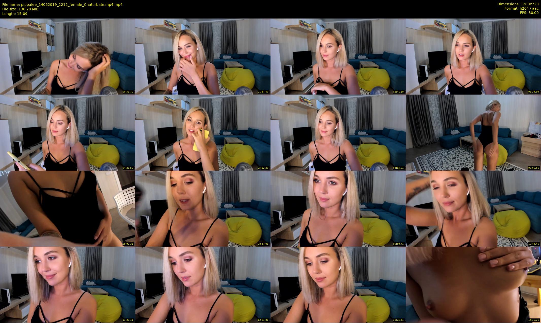 pippalee — 16 minute Chaturbate female cam show recording, 720p, Jun 14, 2019