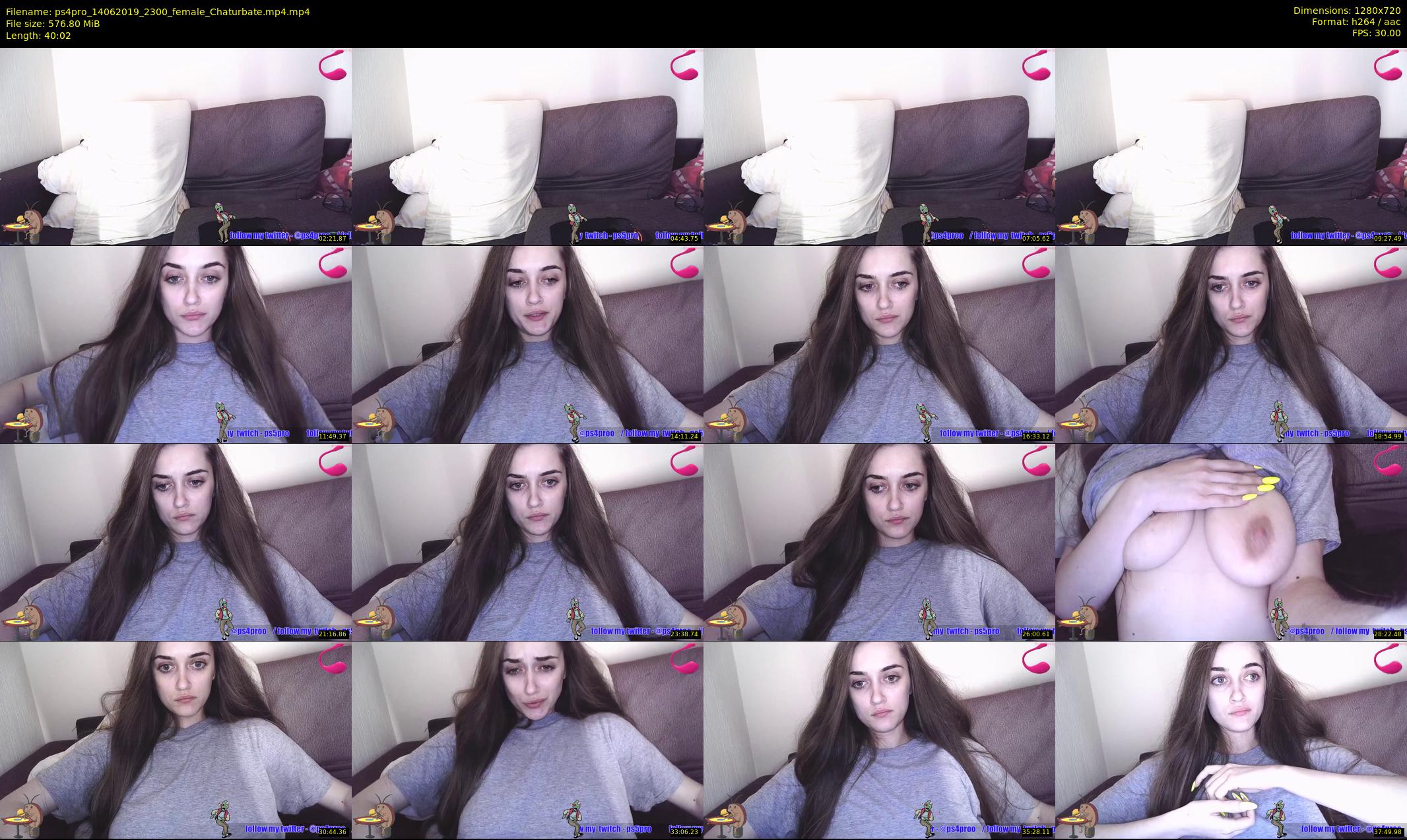 ps4pro — 41 minute Chaturbate female cam show recording, 720p, Jun 14, 2019