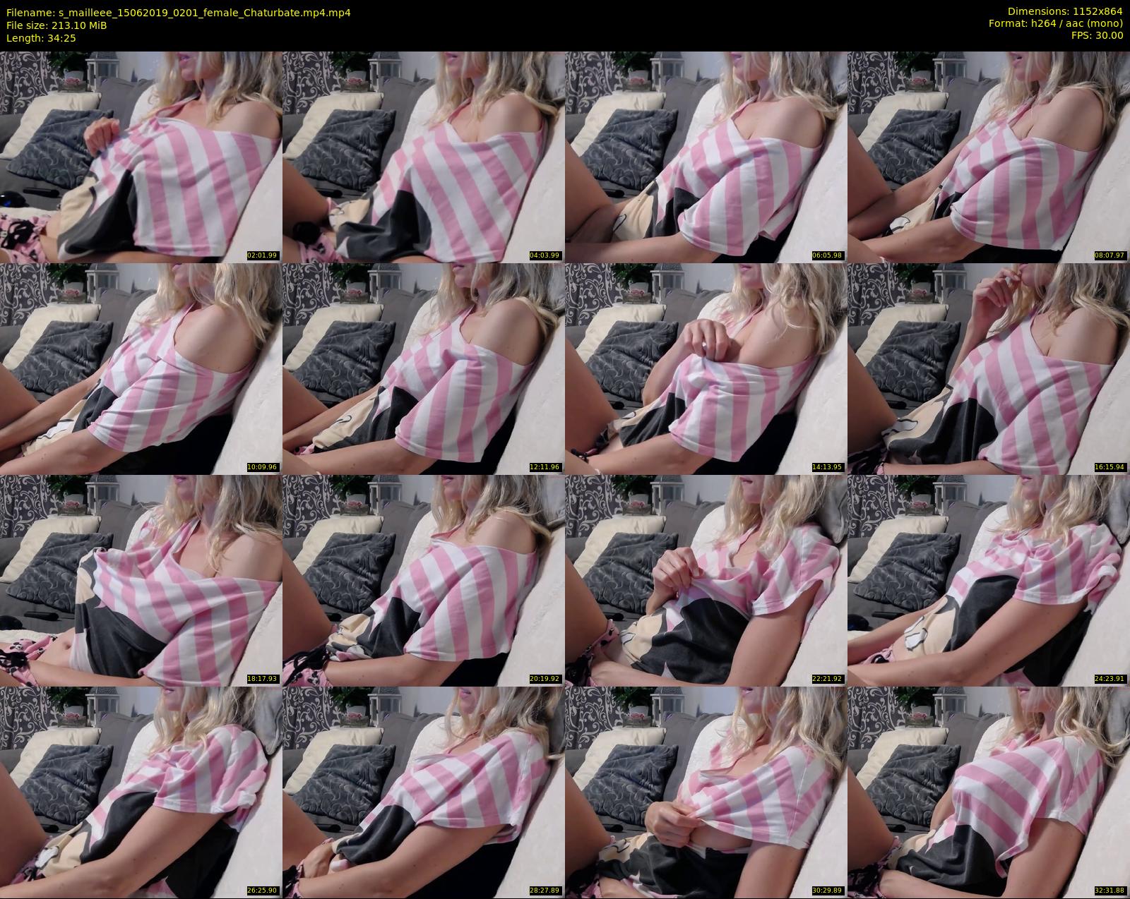 s_mailleee — 35 minute Chaturbate female cam show recording, 720p, Jun 15, 2019